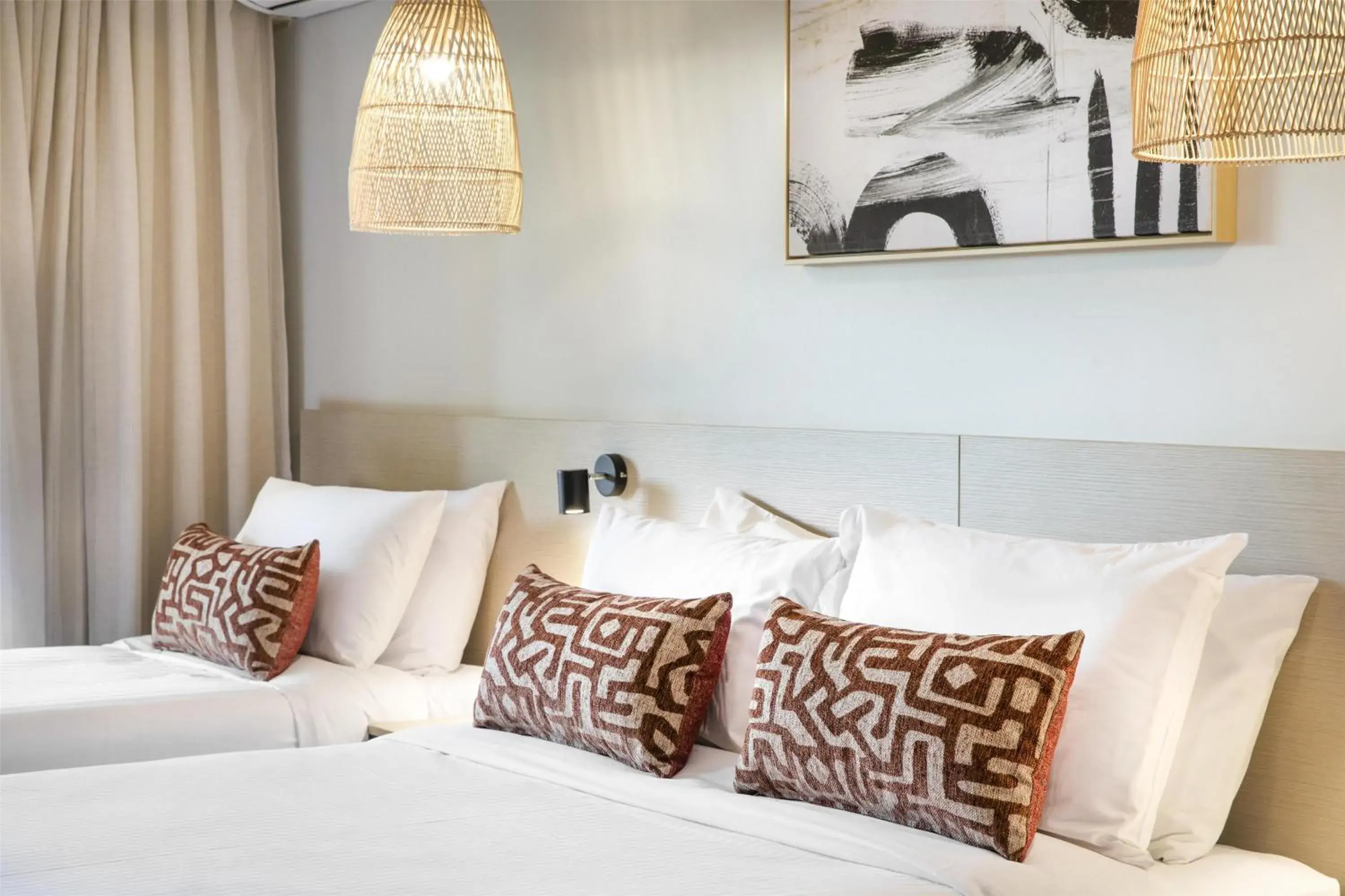 Bedroom, Bed in Nightcap at Dalrymple Hotel Bedroom, Bed in Nightcap at Dalrymple Hotel