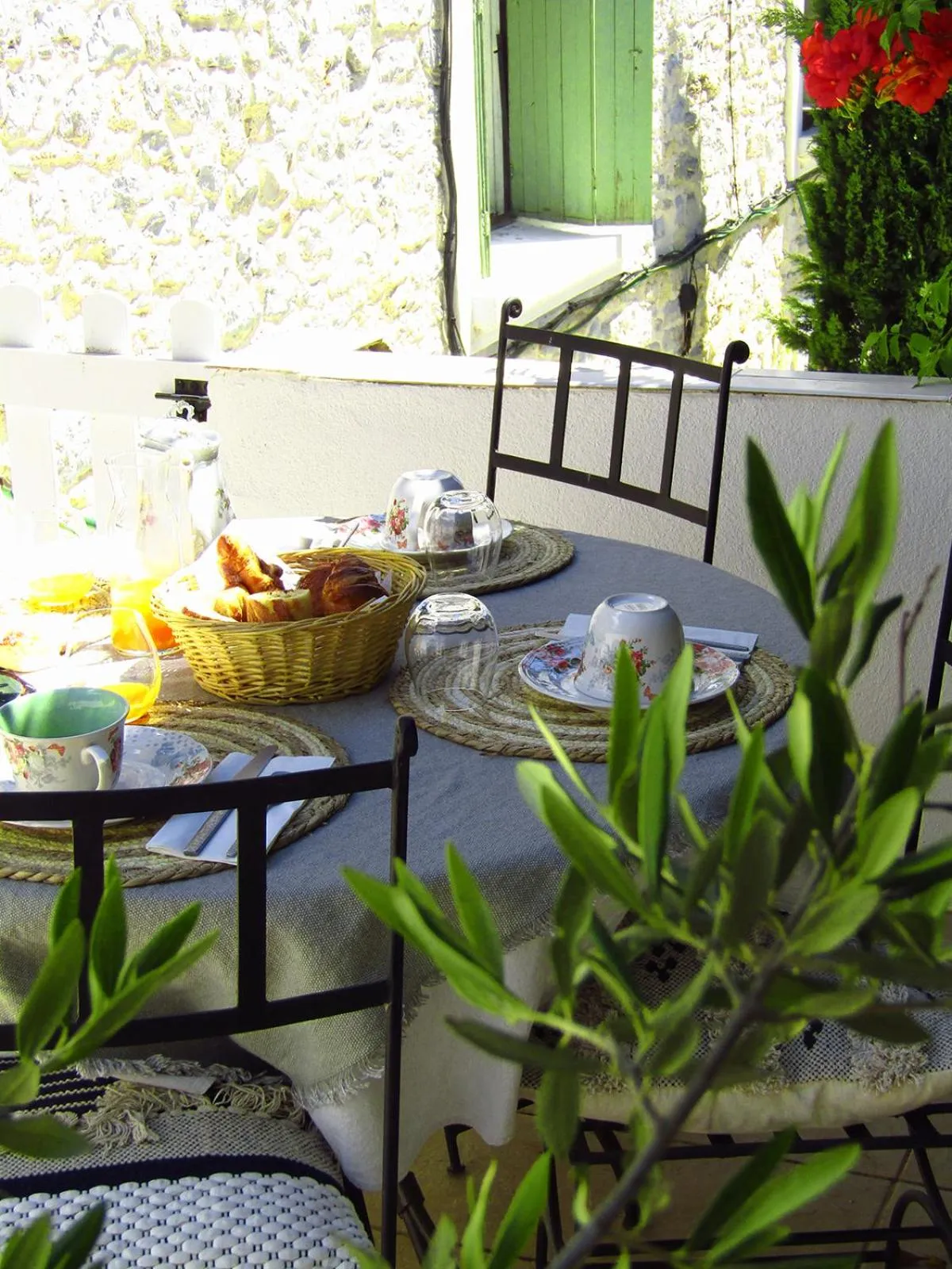 Patio in La Bastide de Canaules