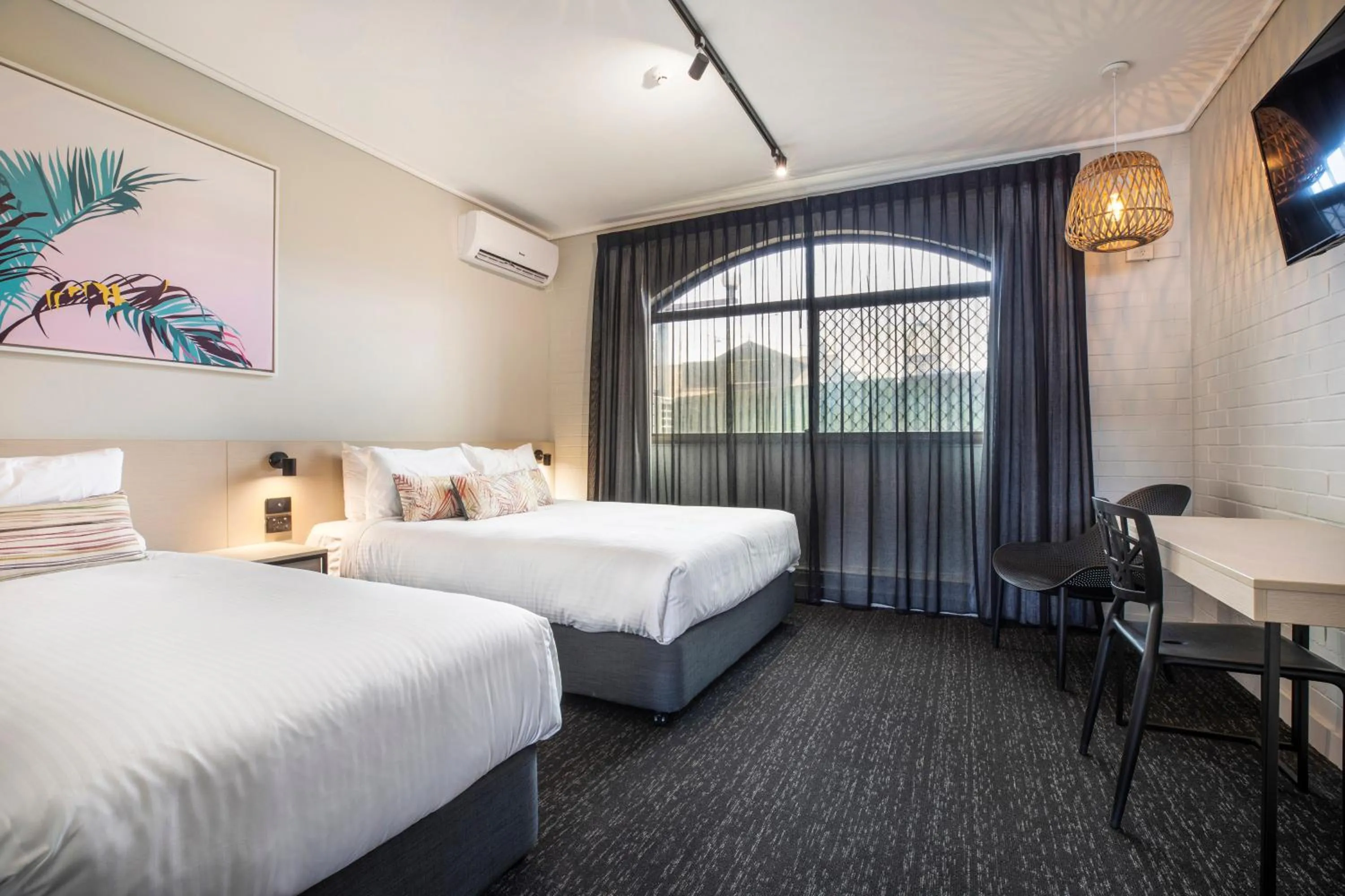 Bedroom, Bed in Nightcap at Springwood Hotel