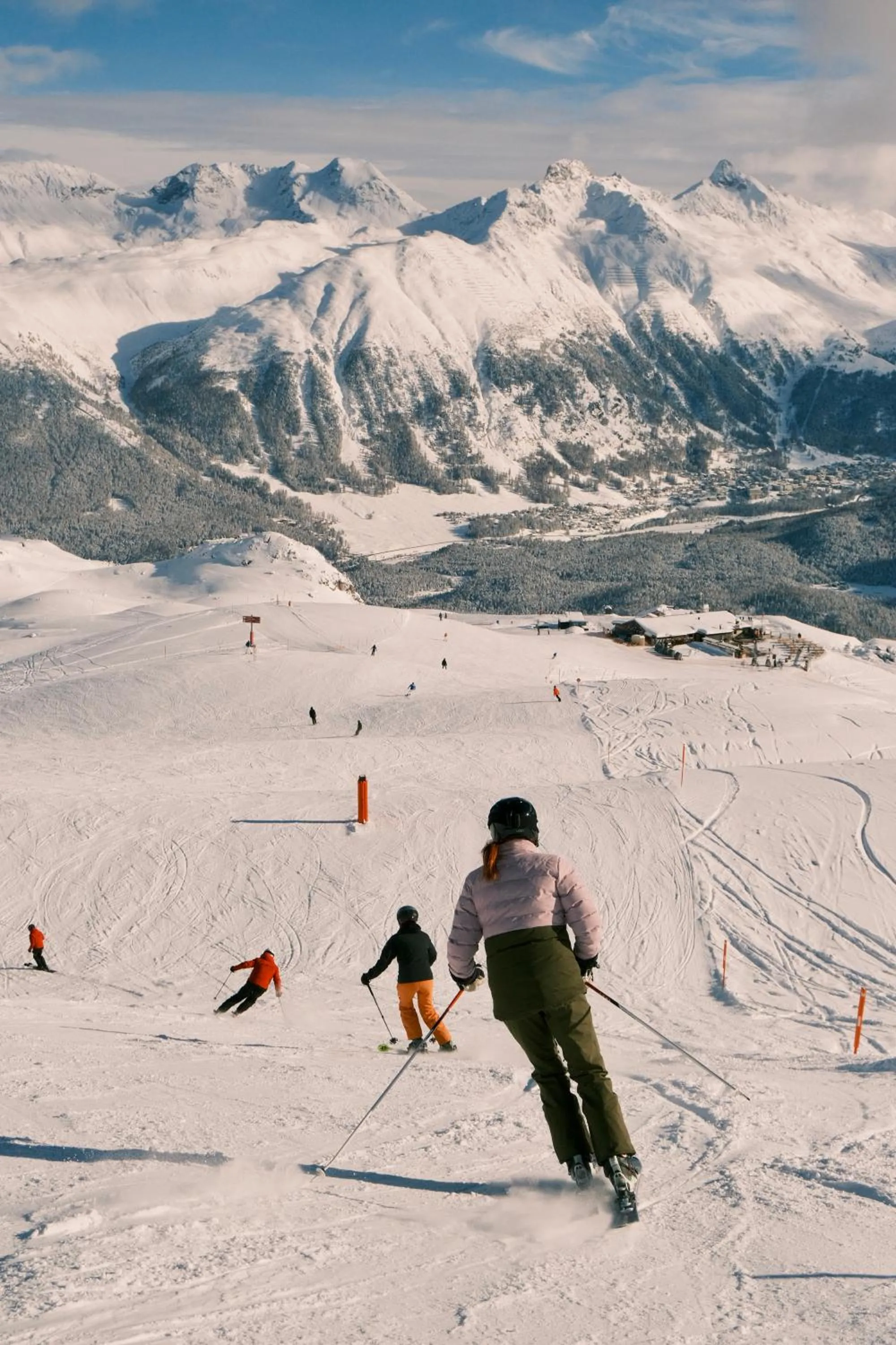 Skiing in Hauser Hotel St. Moritz