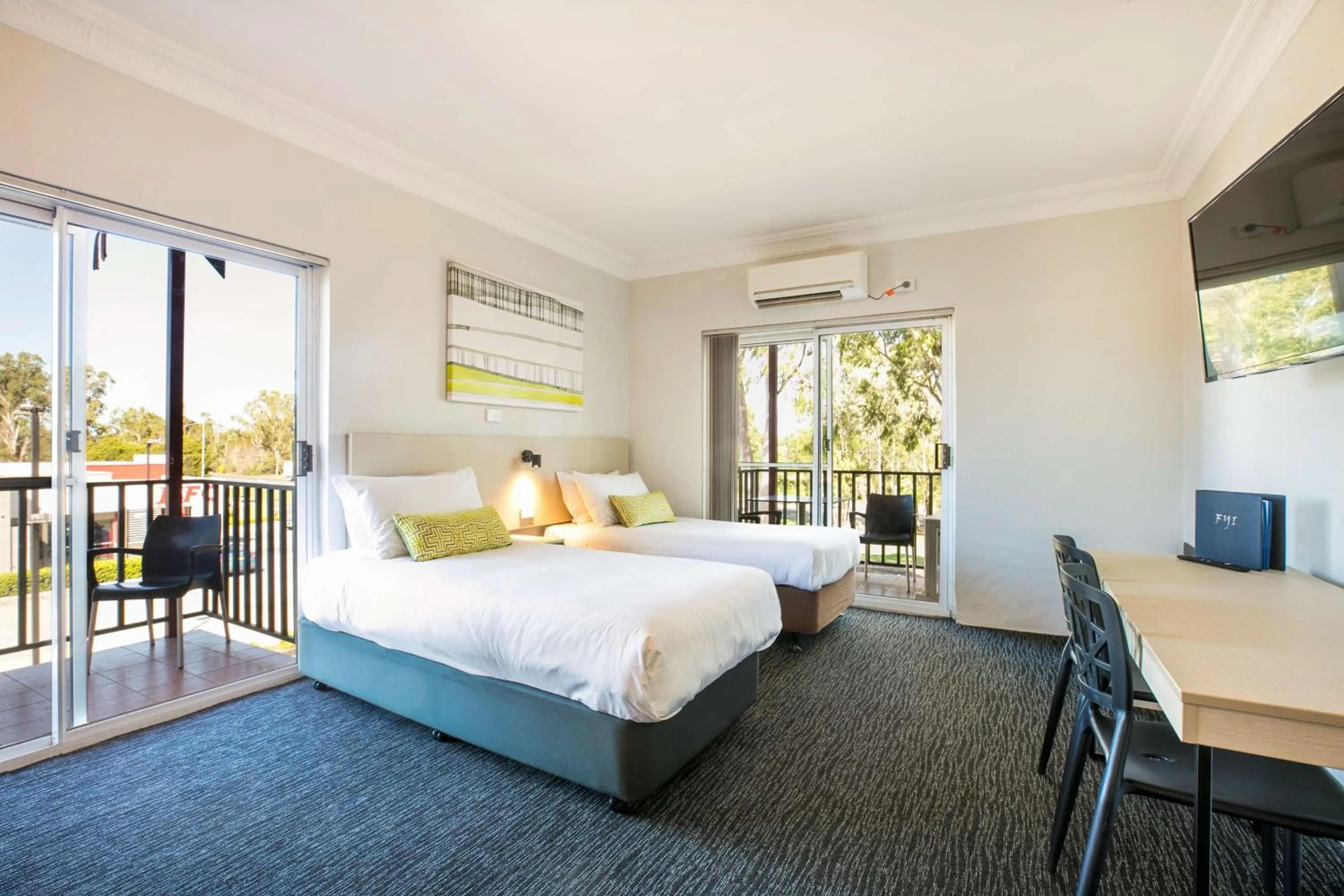 Bedroom, Bed in Nightcap at Blue Cattle Dog Hotel