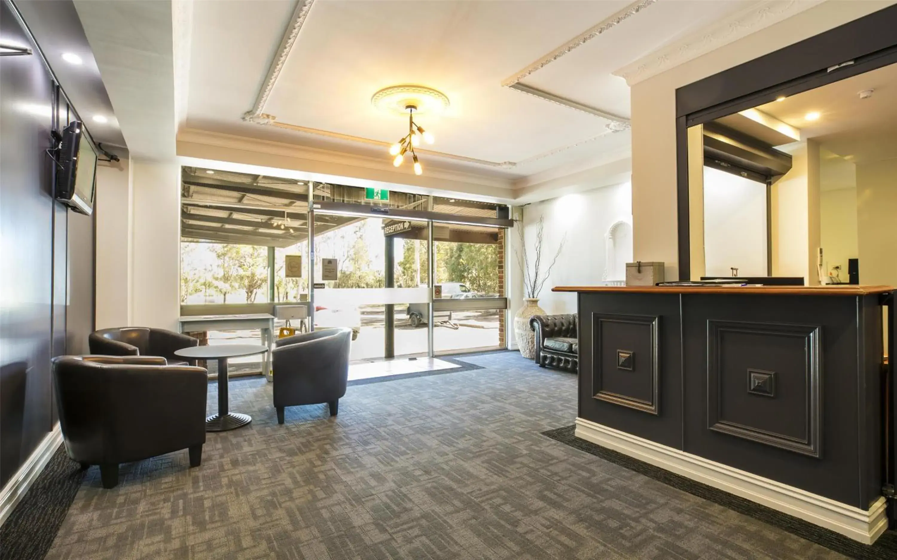 Lobby or reception in Nightcap at Blue Cattle Dog Hotel Lobby or reception in Nightcap at Blue Cattle Dog Hotel