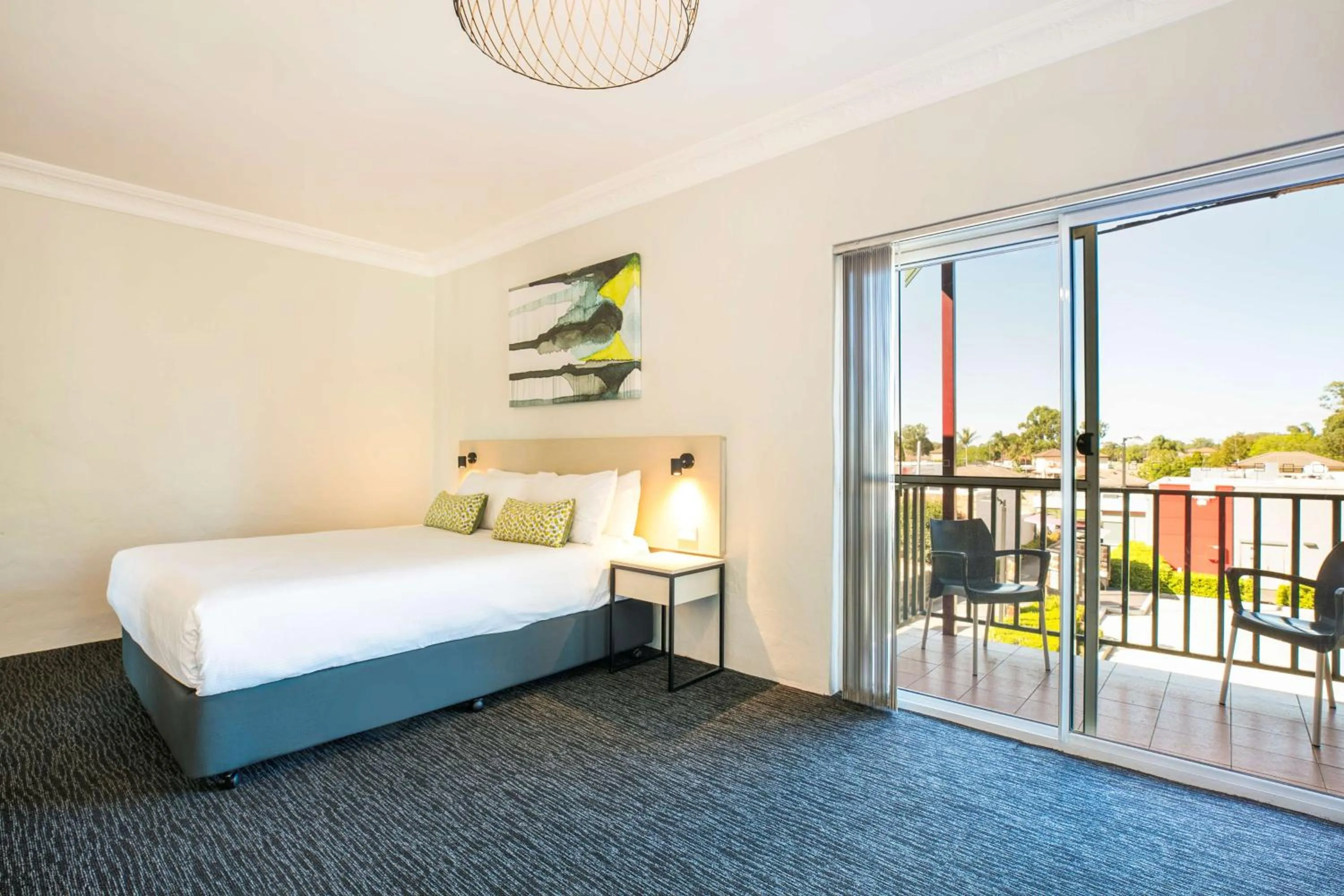 Bedroom, Bed in Nightcap at Blue Cattle Dog Hotel