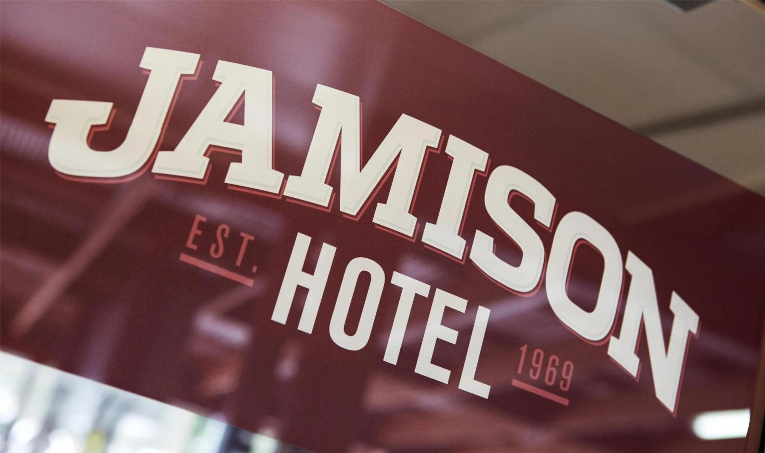 Property logo or sign in Nightcap at Jamison Hotel