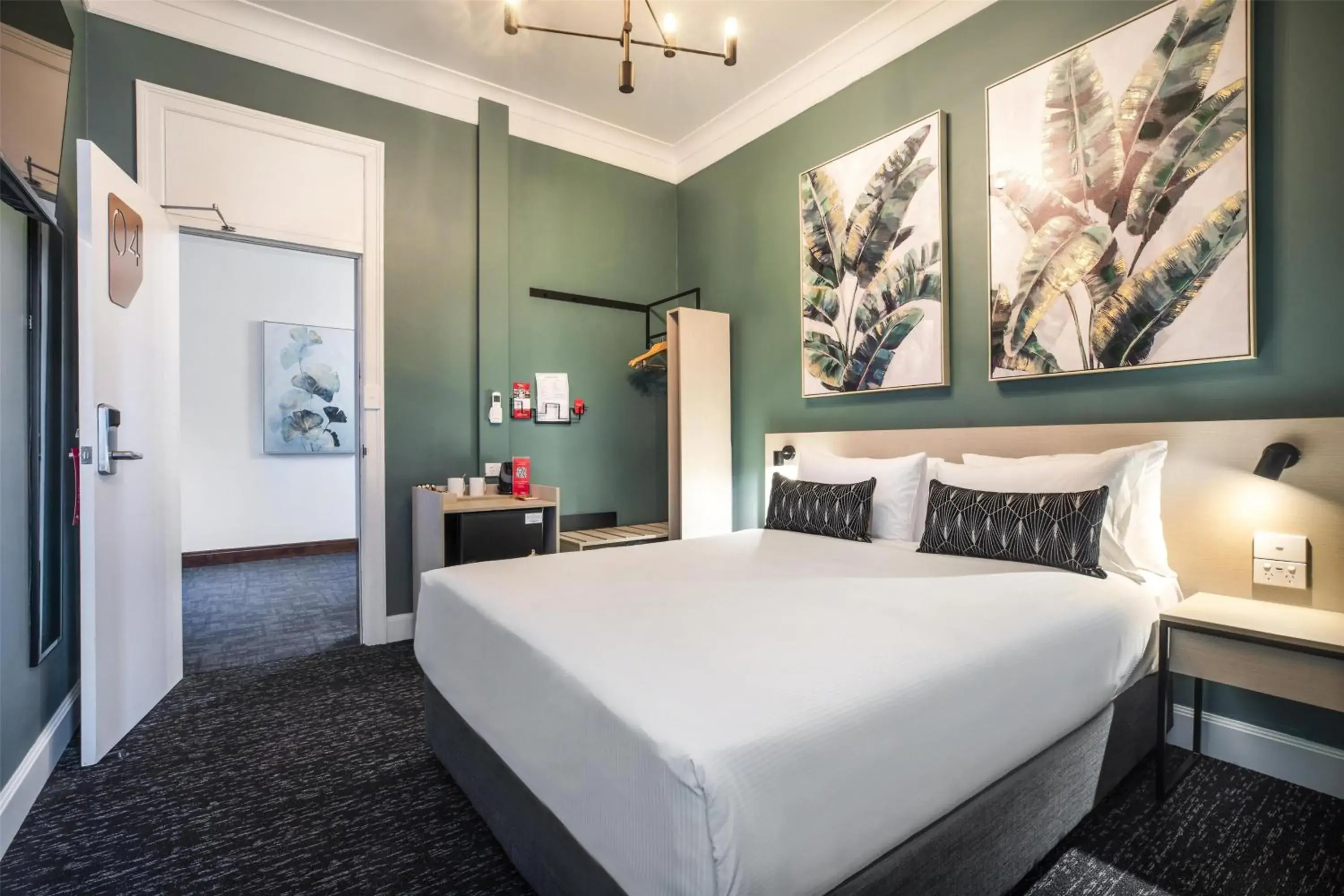 Bedroom, Bed in Nightcap at Pymble Hotel Bedroom, Bed in Nightcap at Pymble Hotel