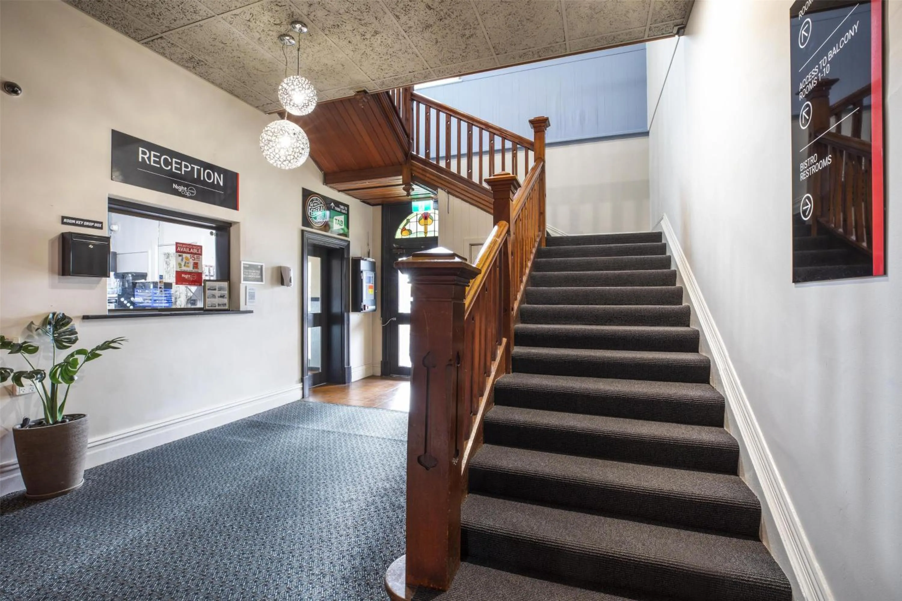 Lobby or reception in Nightcap at Federal Hotel Mt Gambier