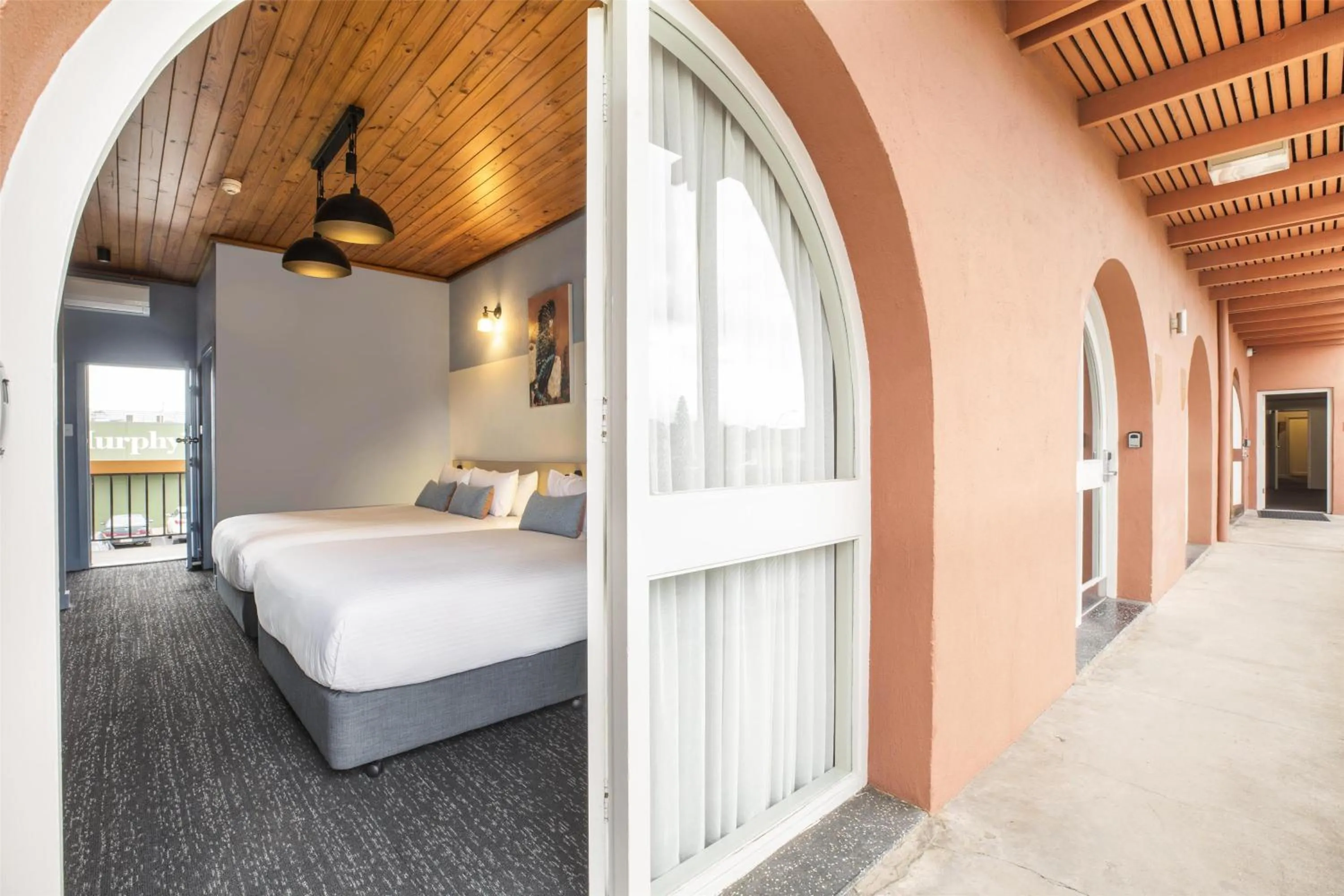 Bedroom, Bed in Nightcap at Federal Hotel Mt Gambier