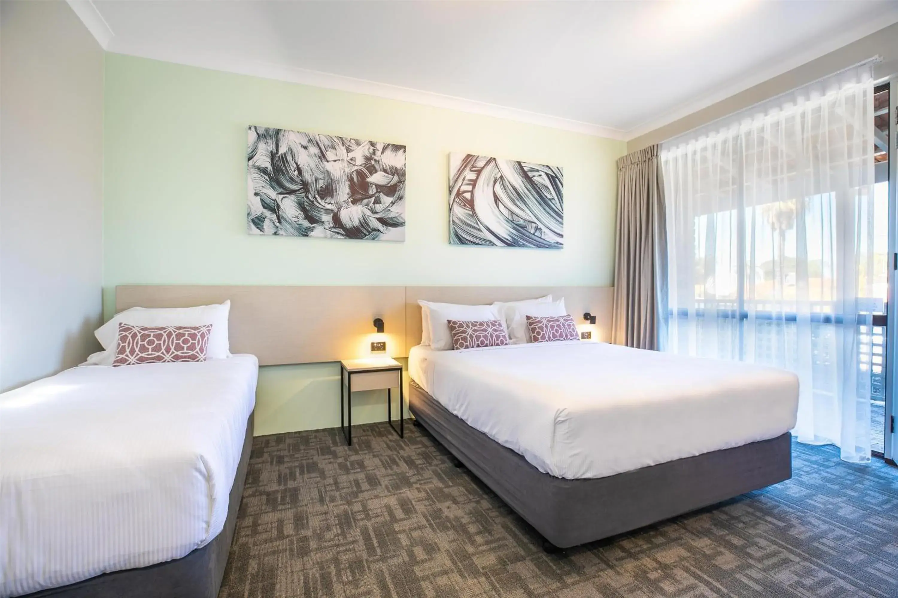 Bedroom, Bed in Nightcap at Wanneroo Tavern Bedroom, Bed in Nightcap at Wanneroo Tavern