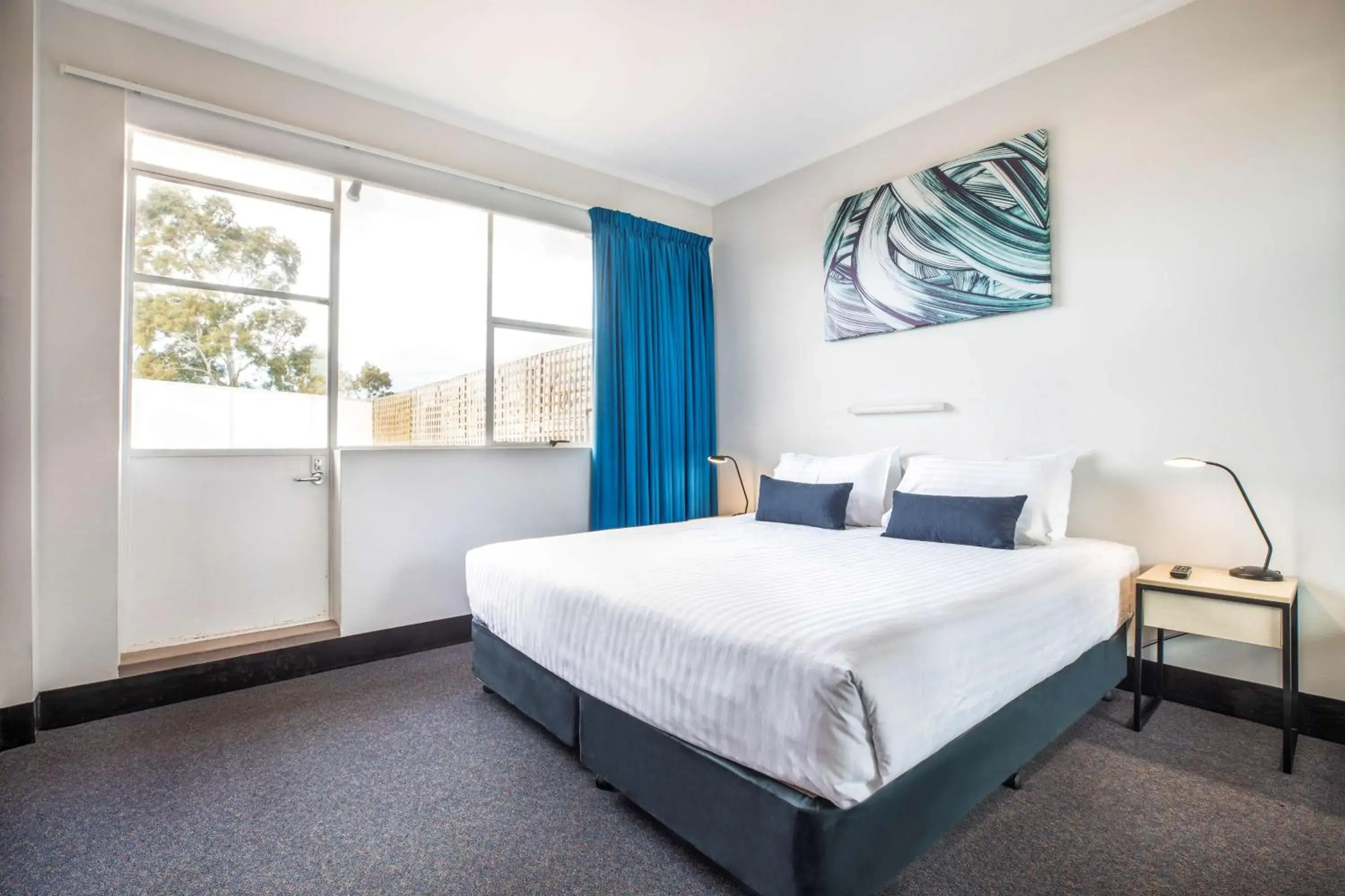 Bedroom, Bed in Nightcap at Carlyle Hotel Bedroom, Bed in Nightcap at Carlyle Hotel