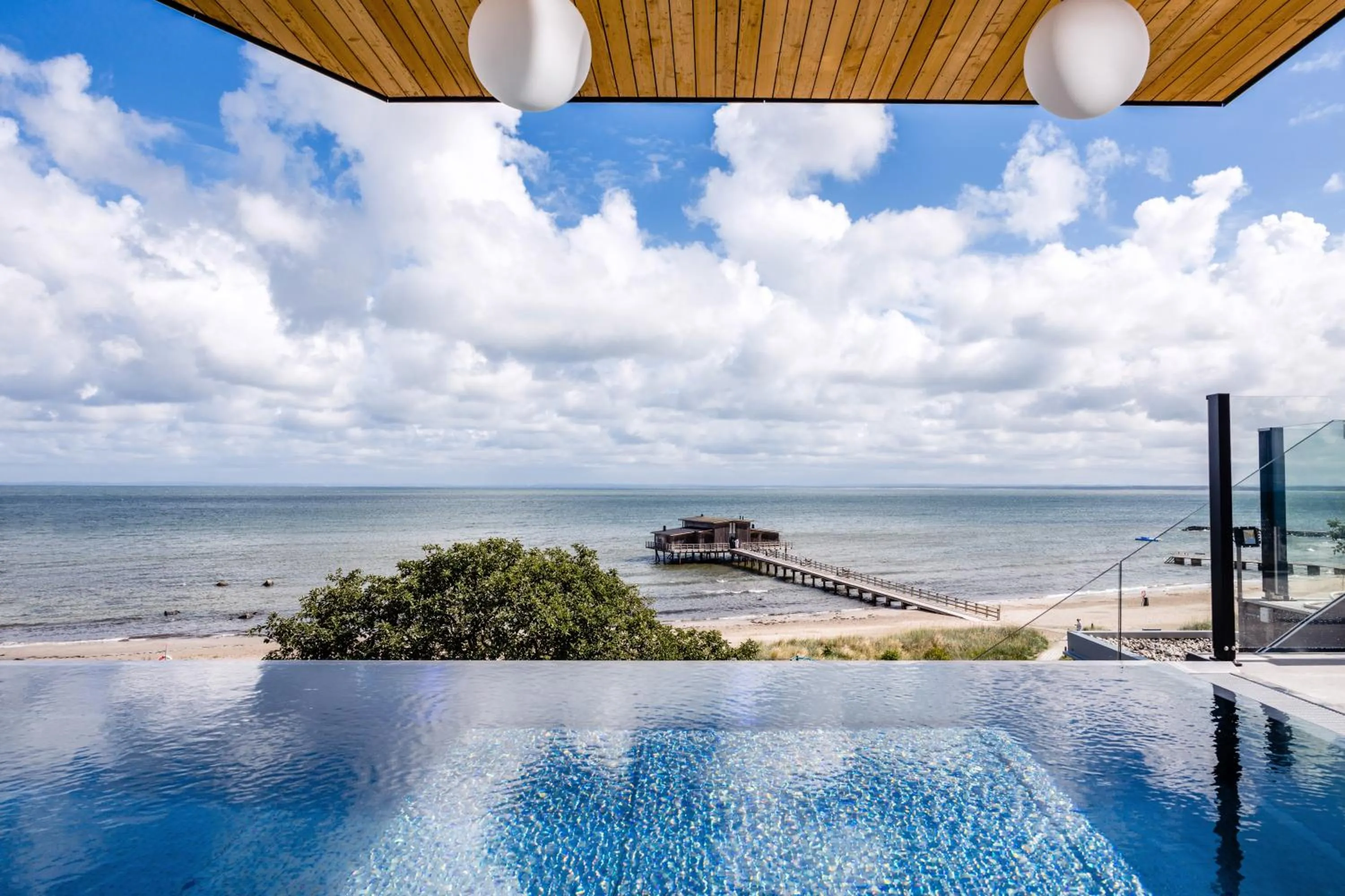 Swimming pool in Hotel Skansen Båstad