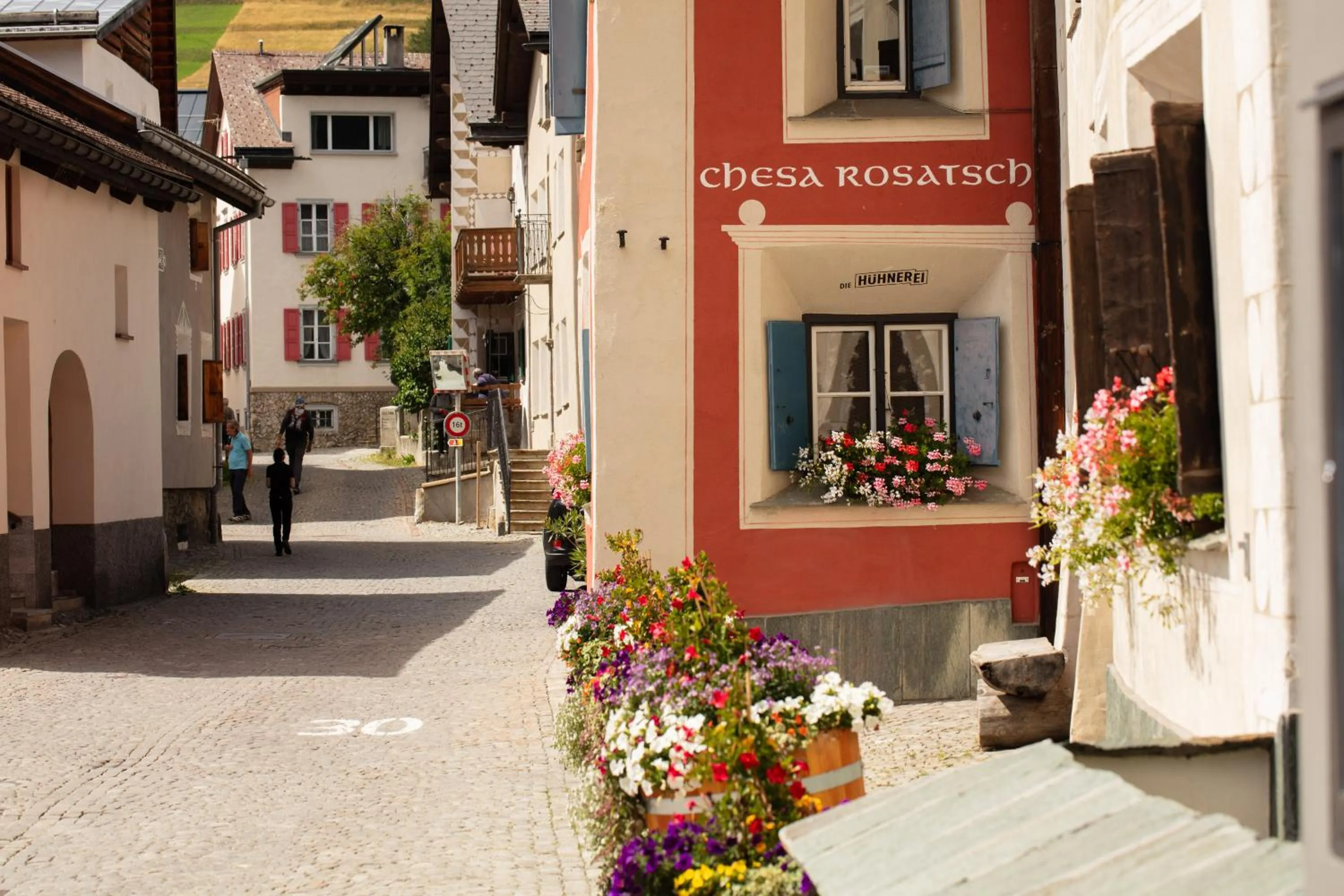 Property building in Hotel Chesa Rosatsch - Home of Food