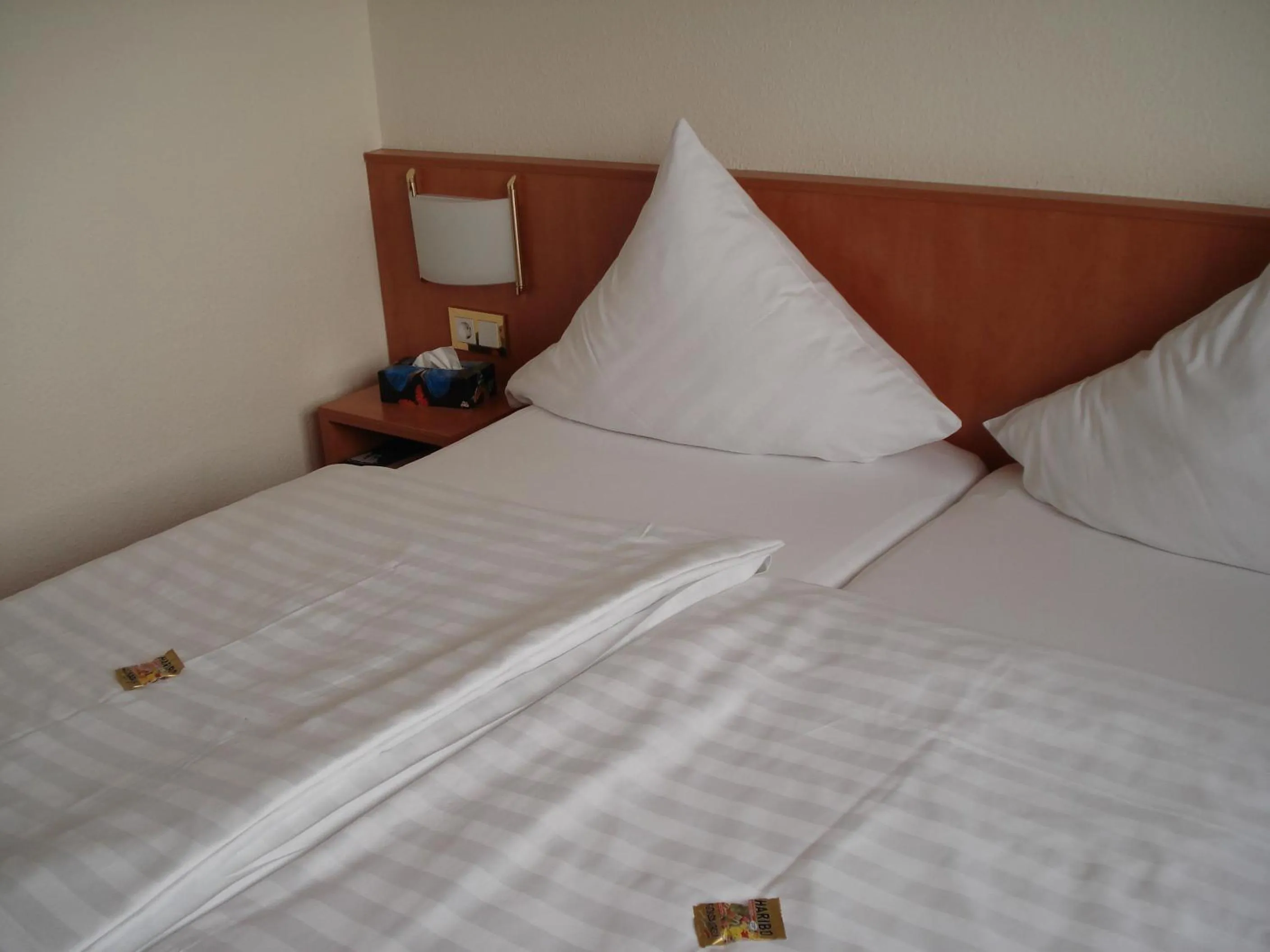 Bed in Panorama Hotel am Frankenstein