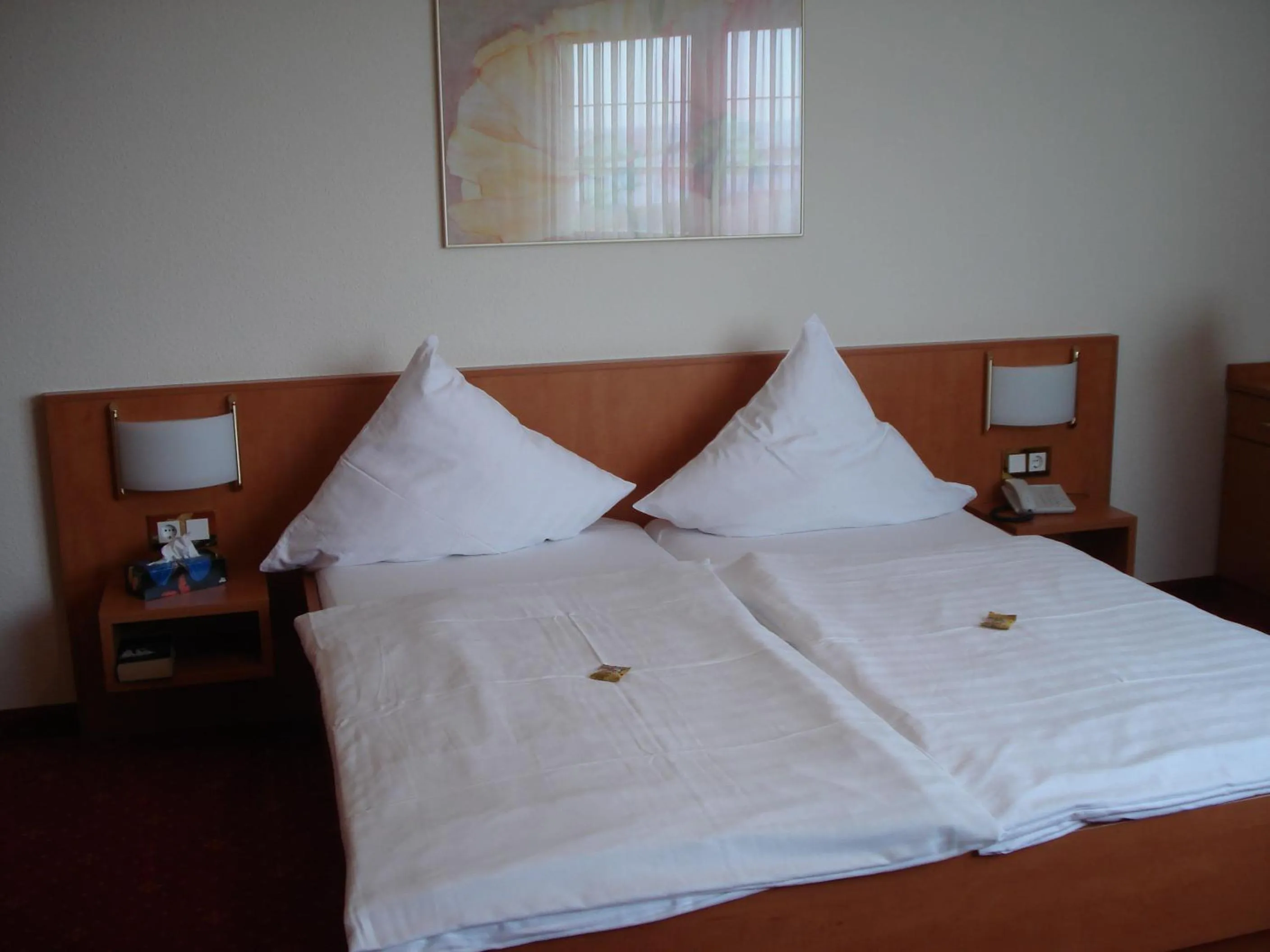 Bedroom, Bed in Panorama Hotel am Frankenstein