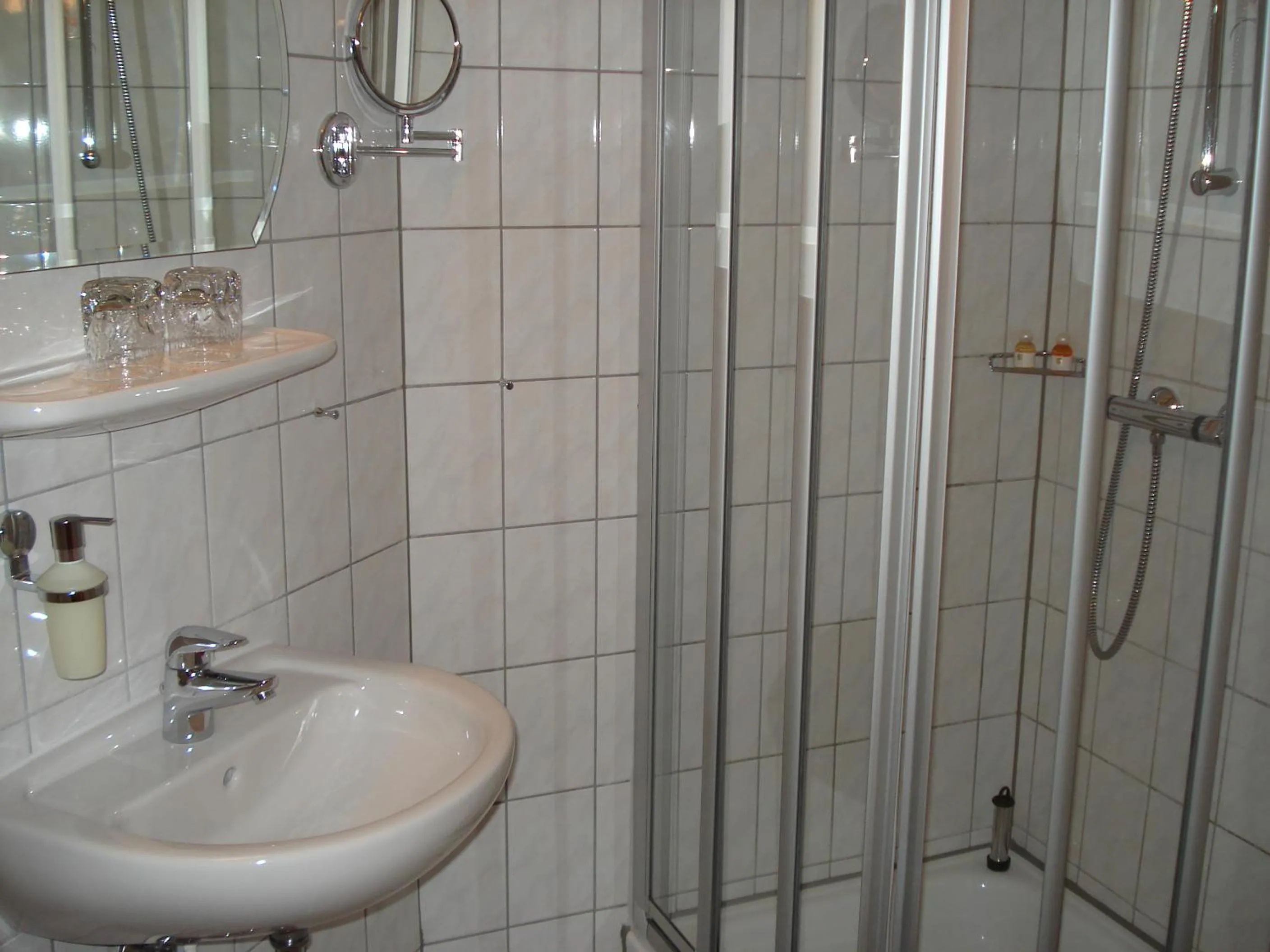 Bathroom in Panorama Hotel am Frankenstein