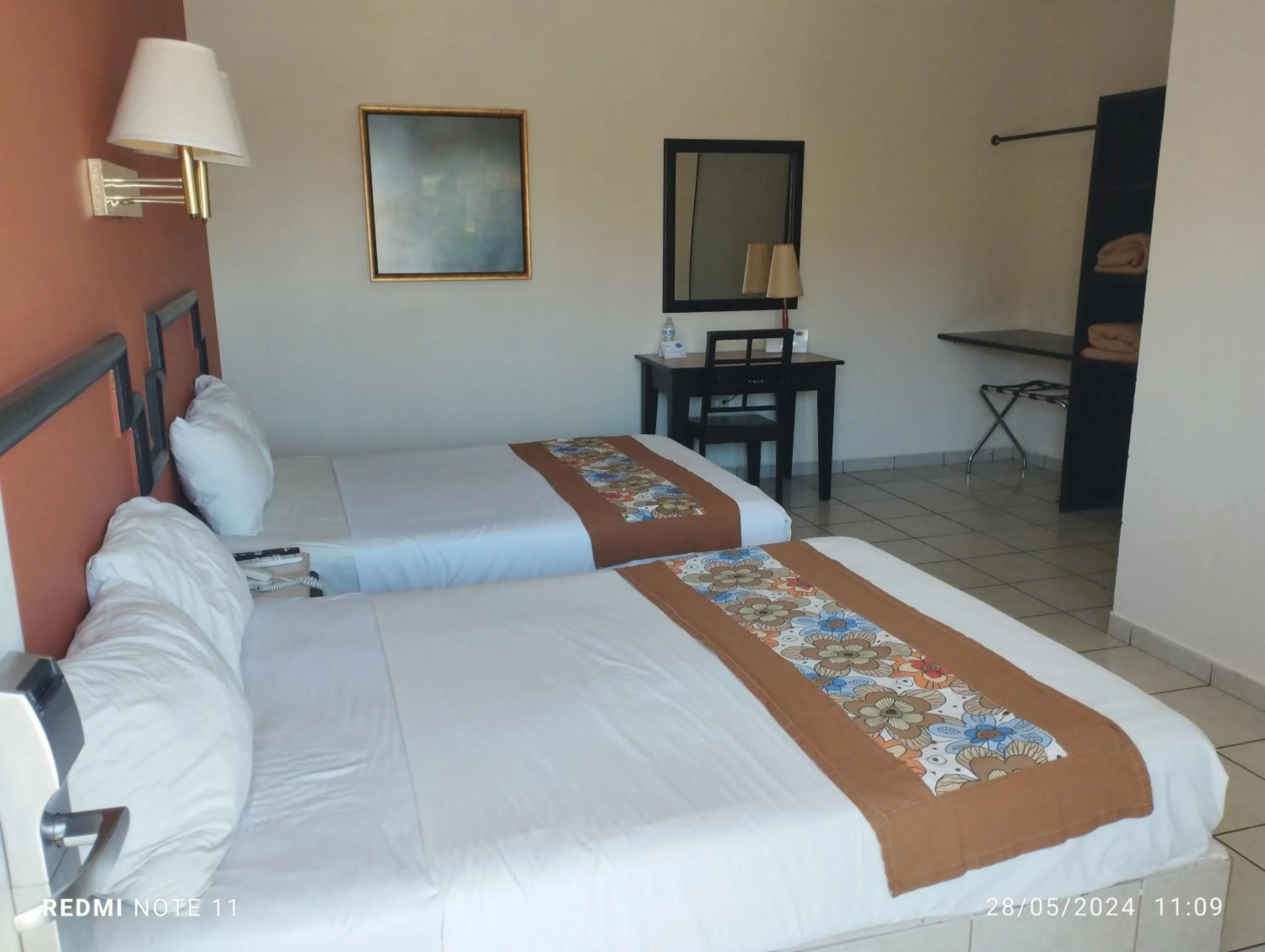 Bed in Hotel Hacienda Nainari