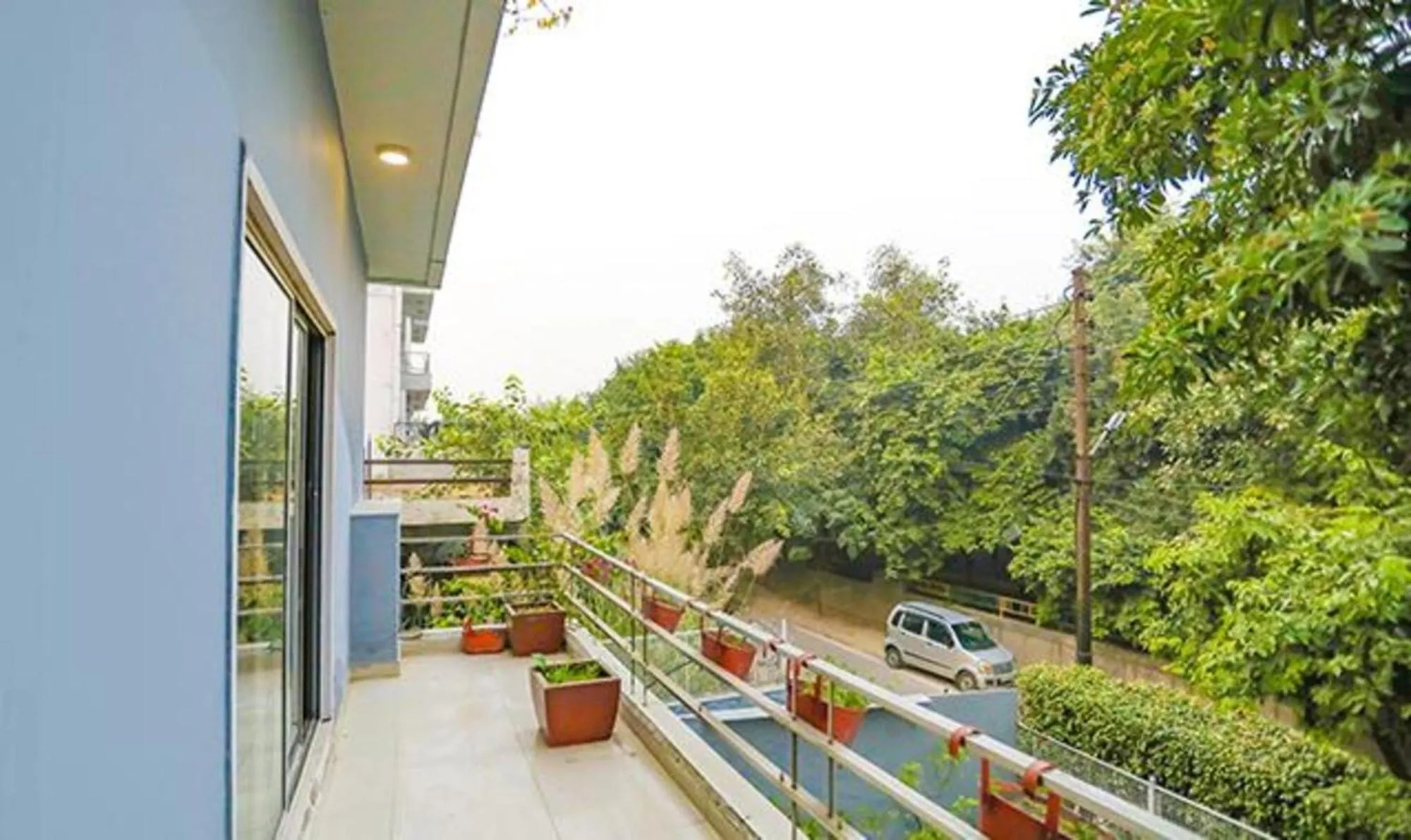 Balcony/Terrace in FabHotel F9 Sector 51