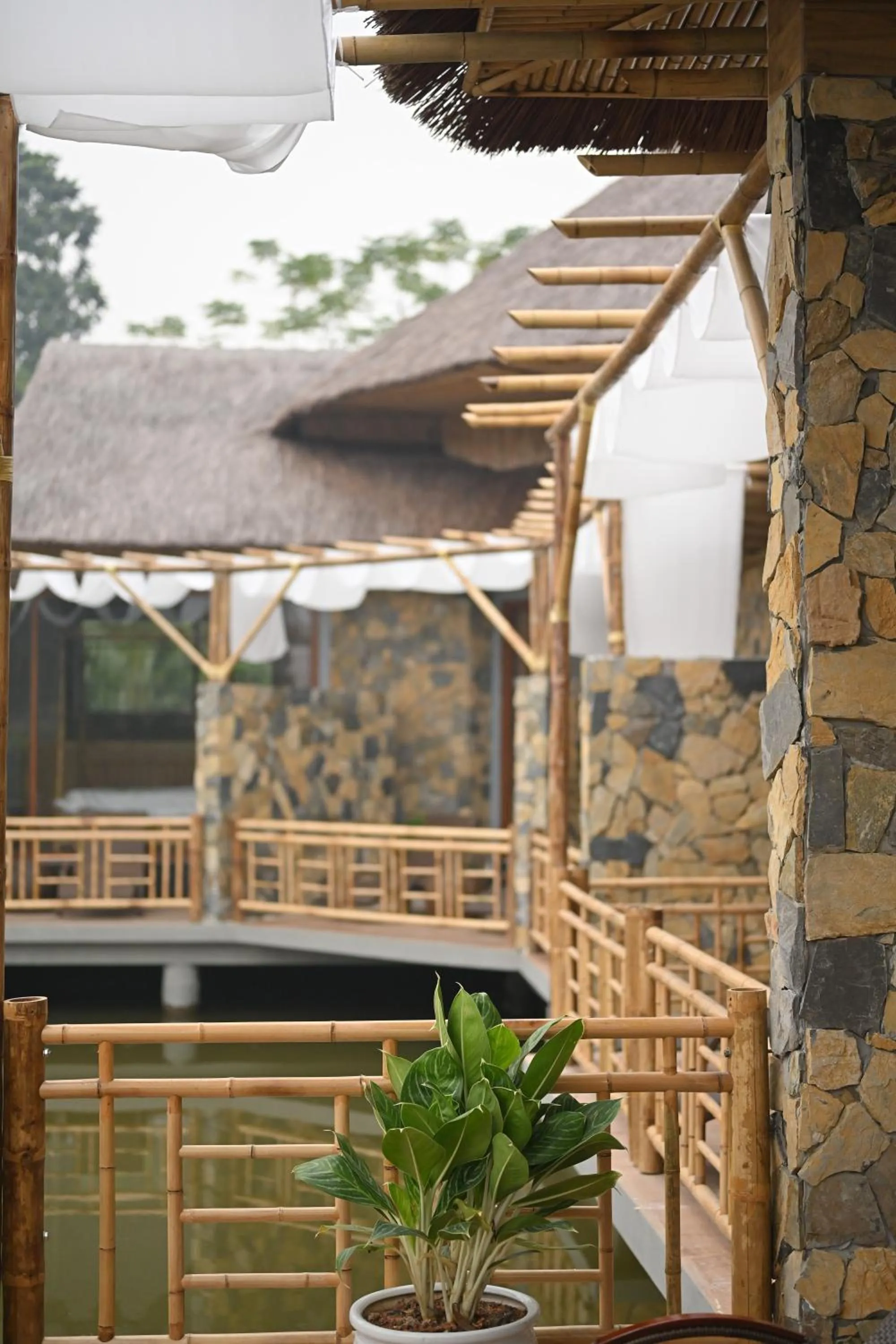 Balcony/Terrace in Memorina Ninh Binh Resort