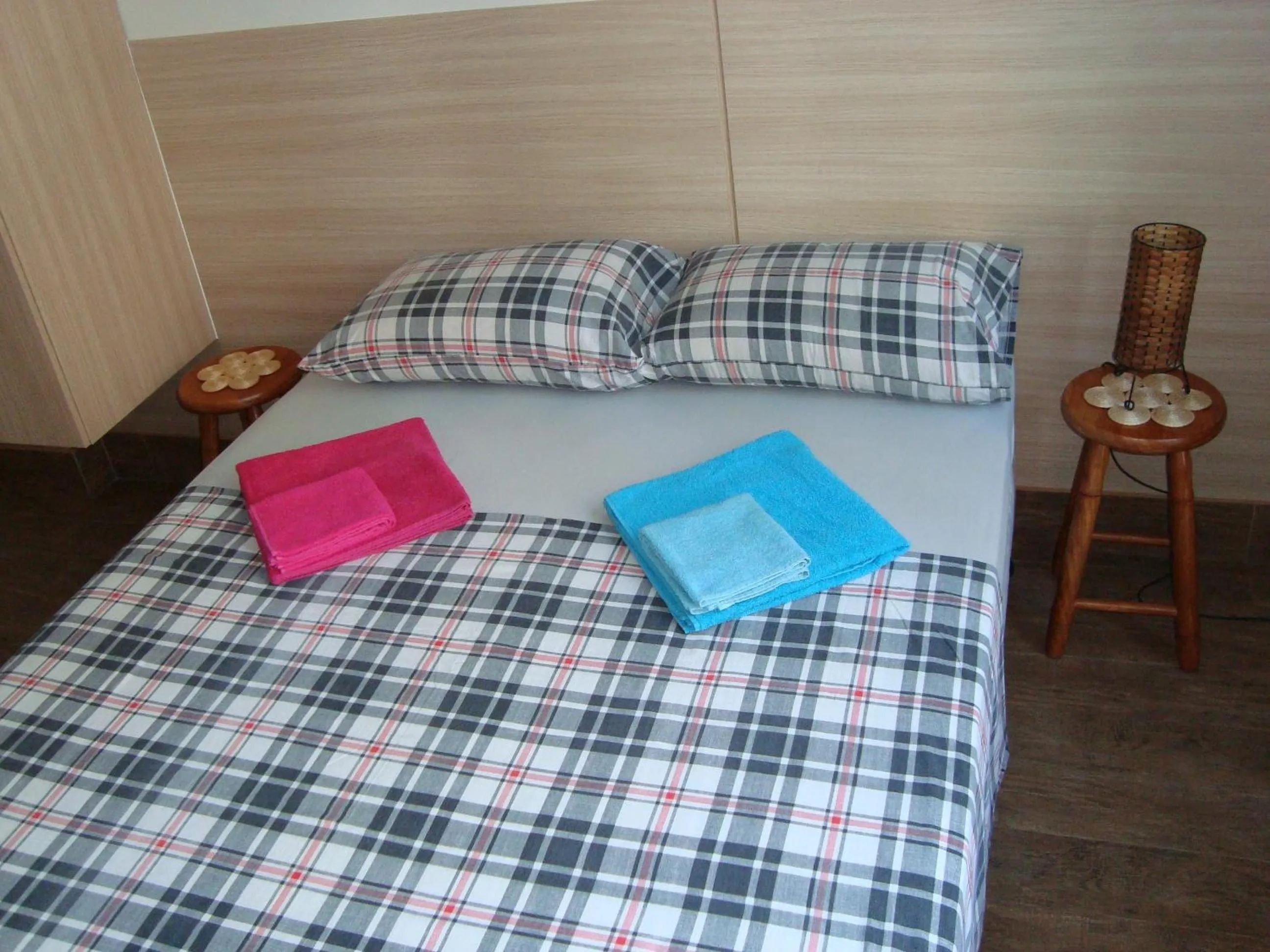 Bed in Alex Rio Flats Studio with Balcony