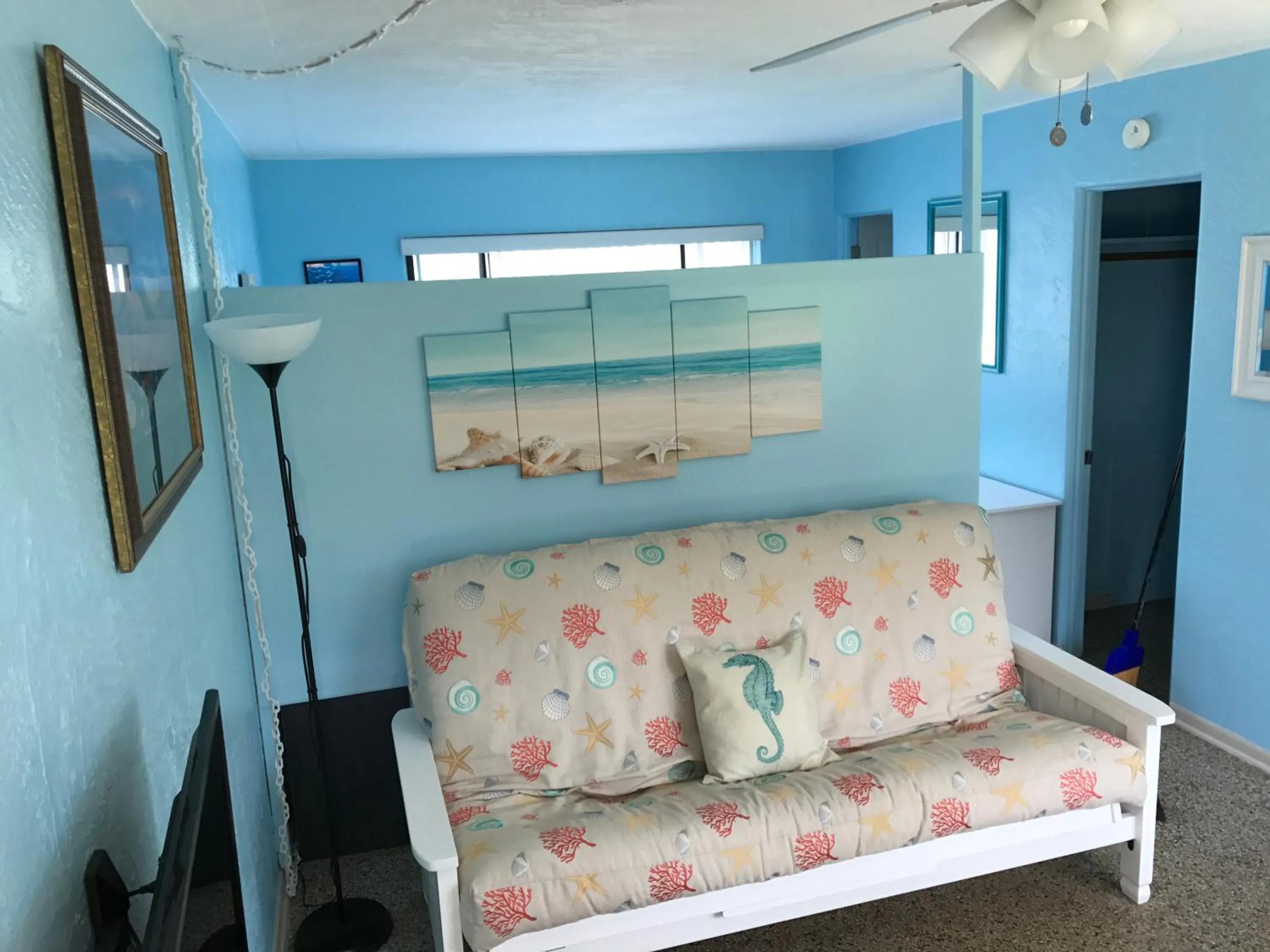 Living room in South Beach Inn - Cocoa Beach