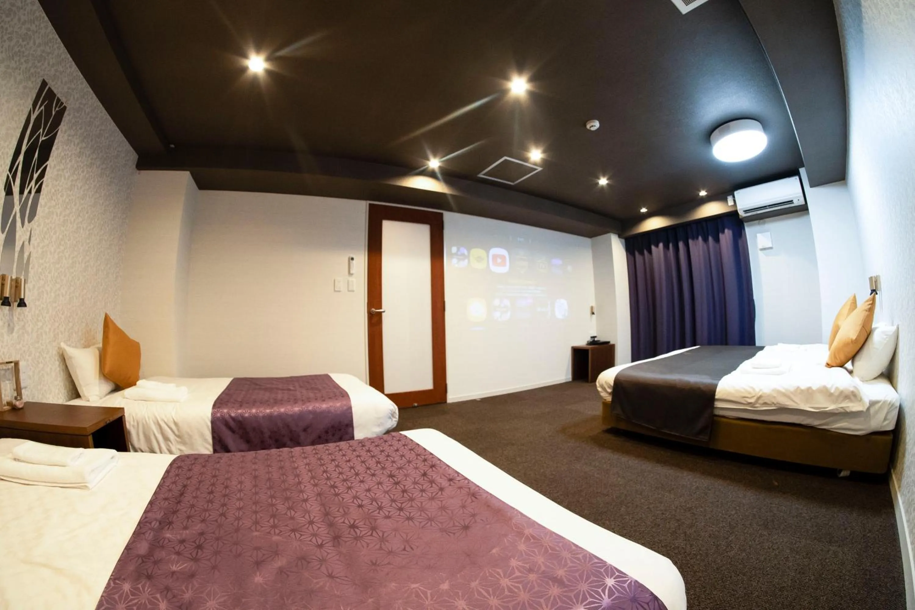 Bed in Hotel S-Presso West