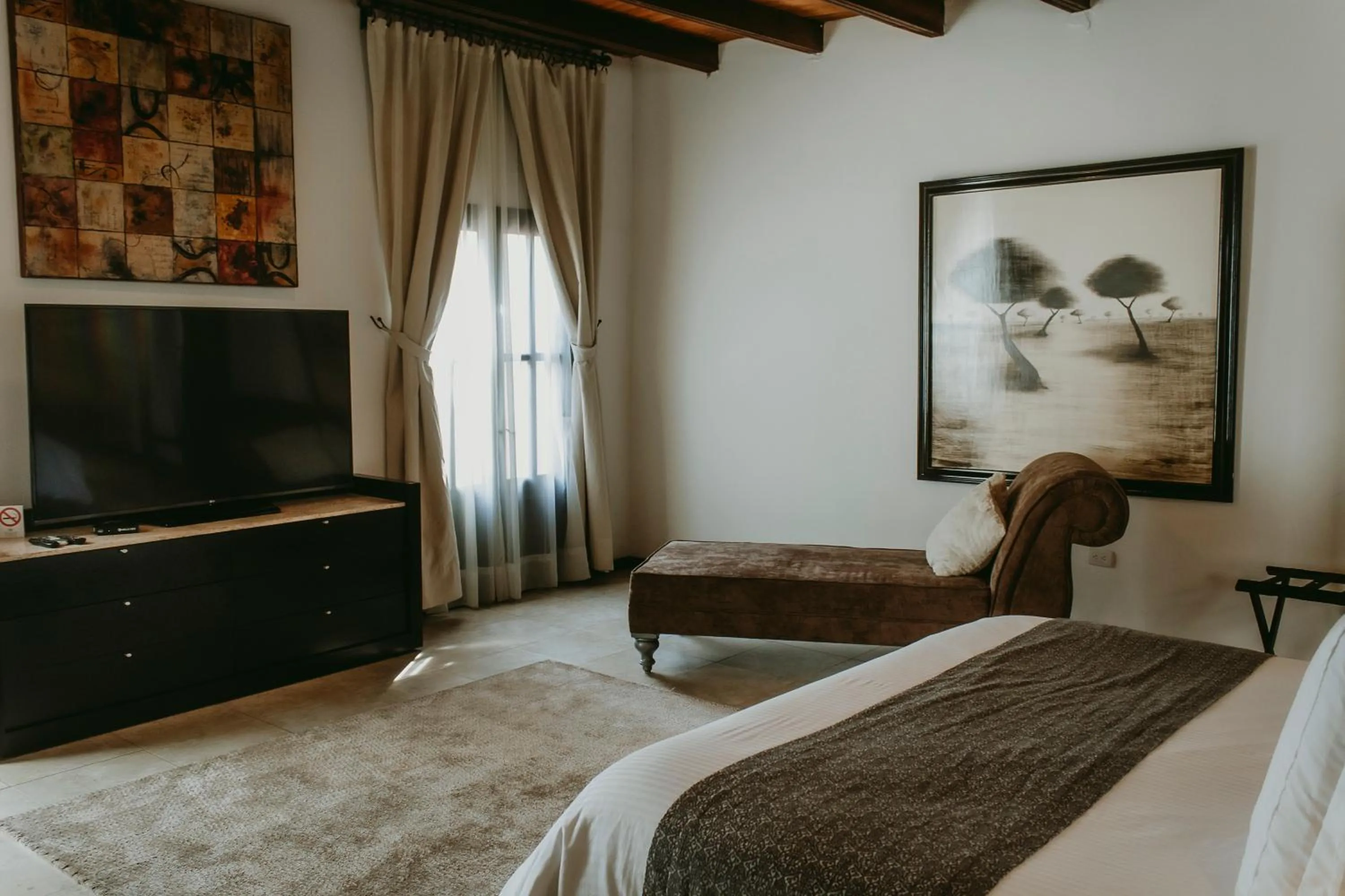 Bedroom, Bed in Hotel Boutique Hacienda Guadalupe