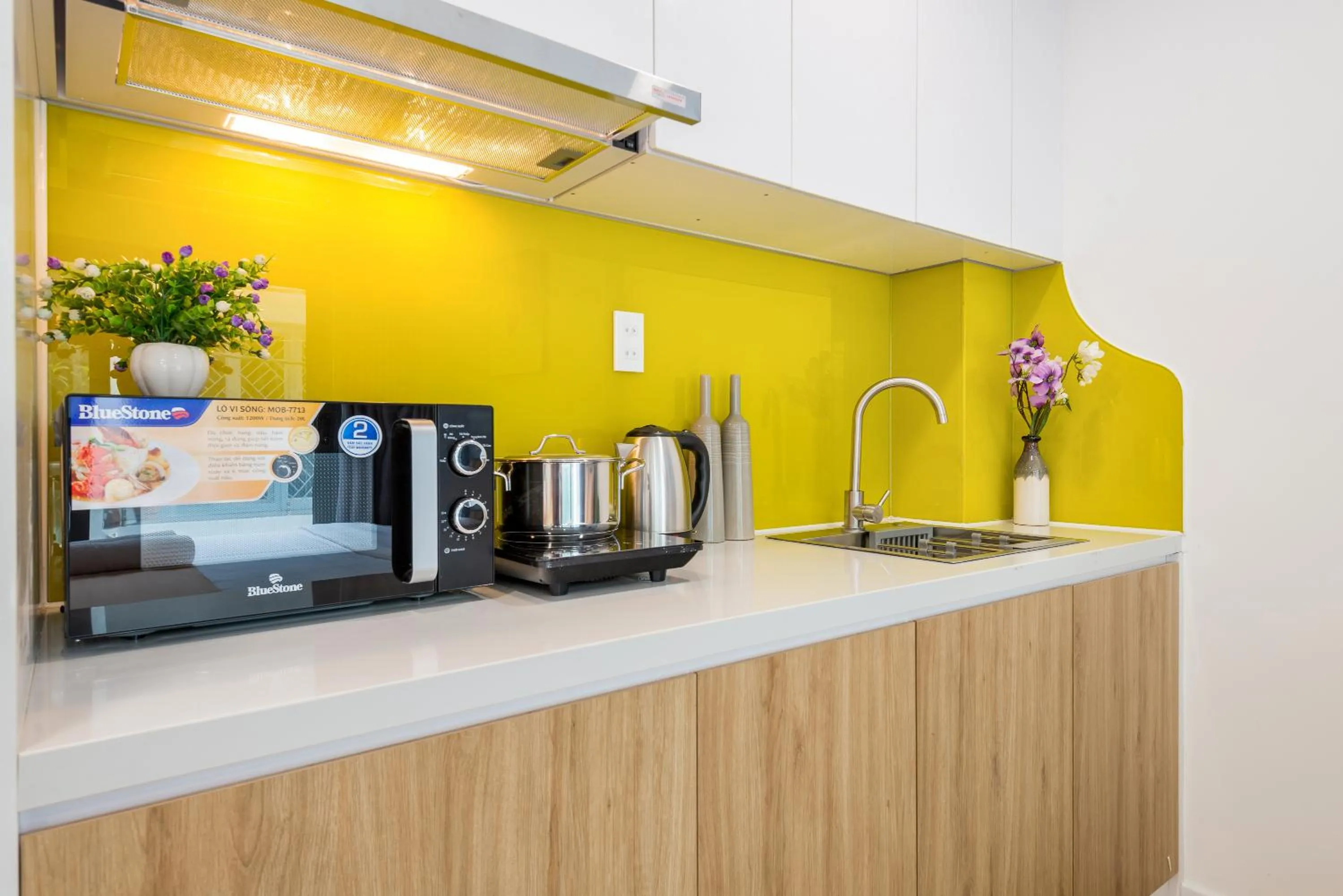 Kitchen or kitchenette in Cozrum Homes - Saphera Residence