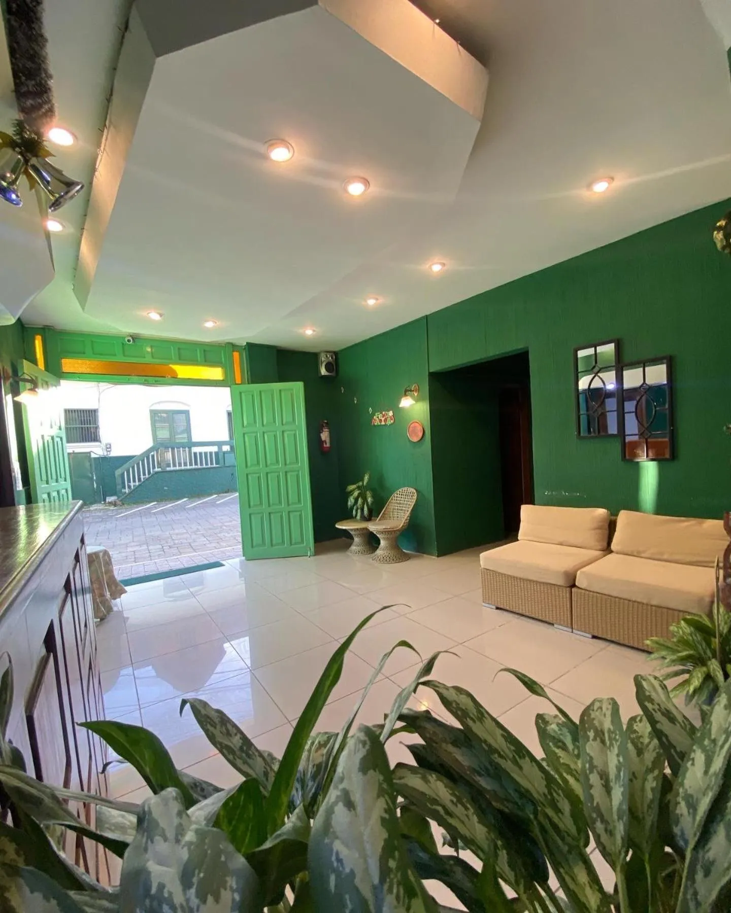 Lobby or reception in Hotel Sabana