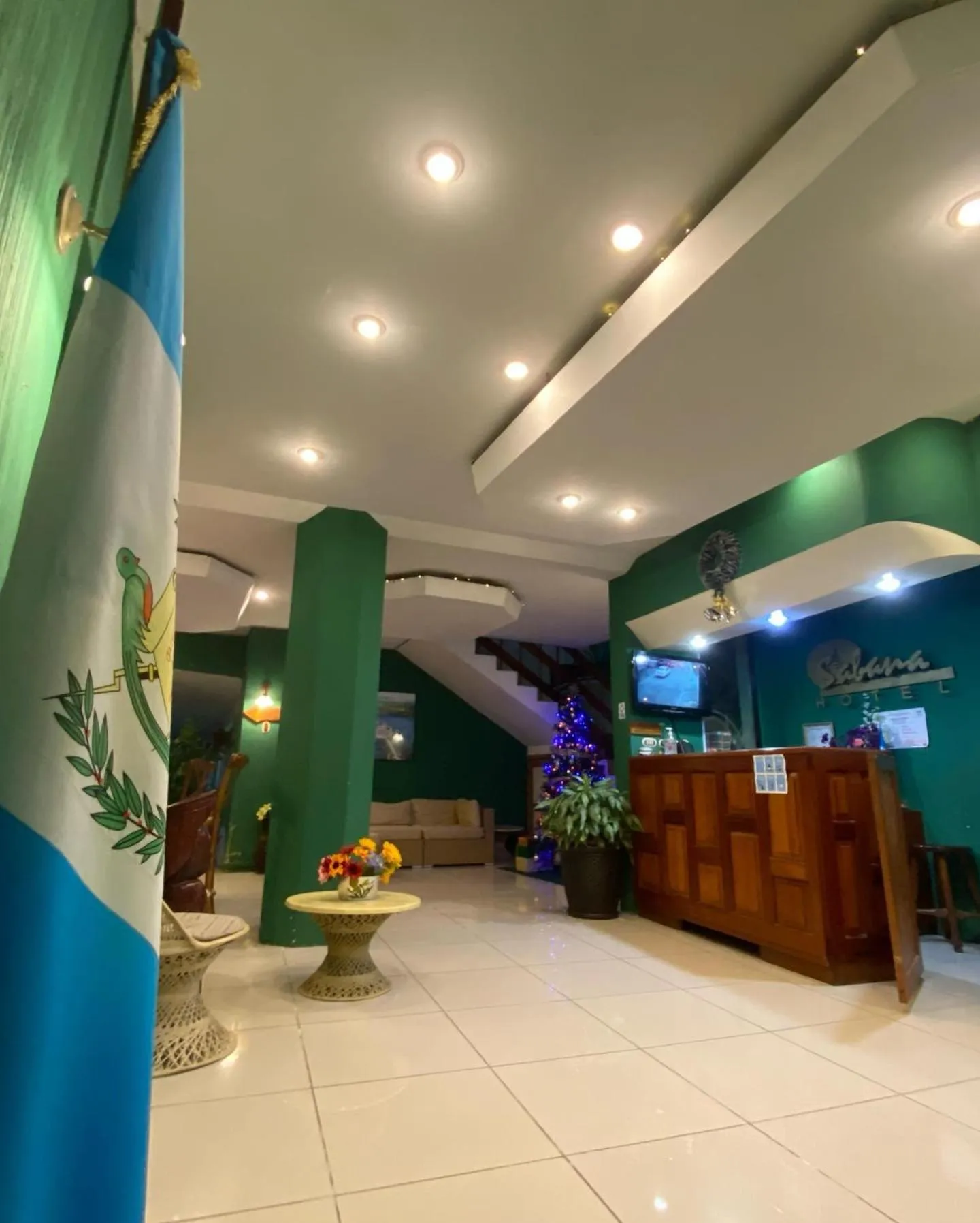 Lobby or reception in Hotel Sabana