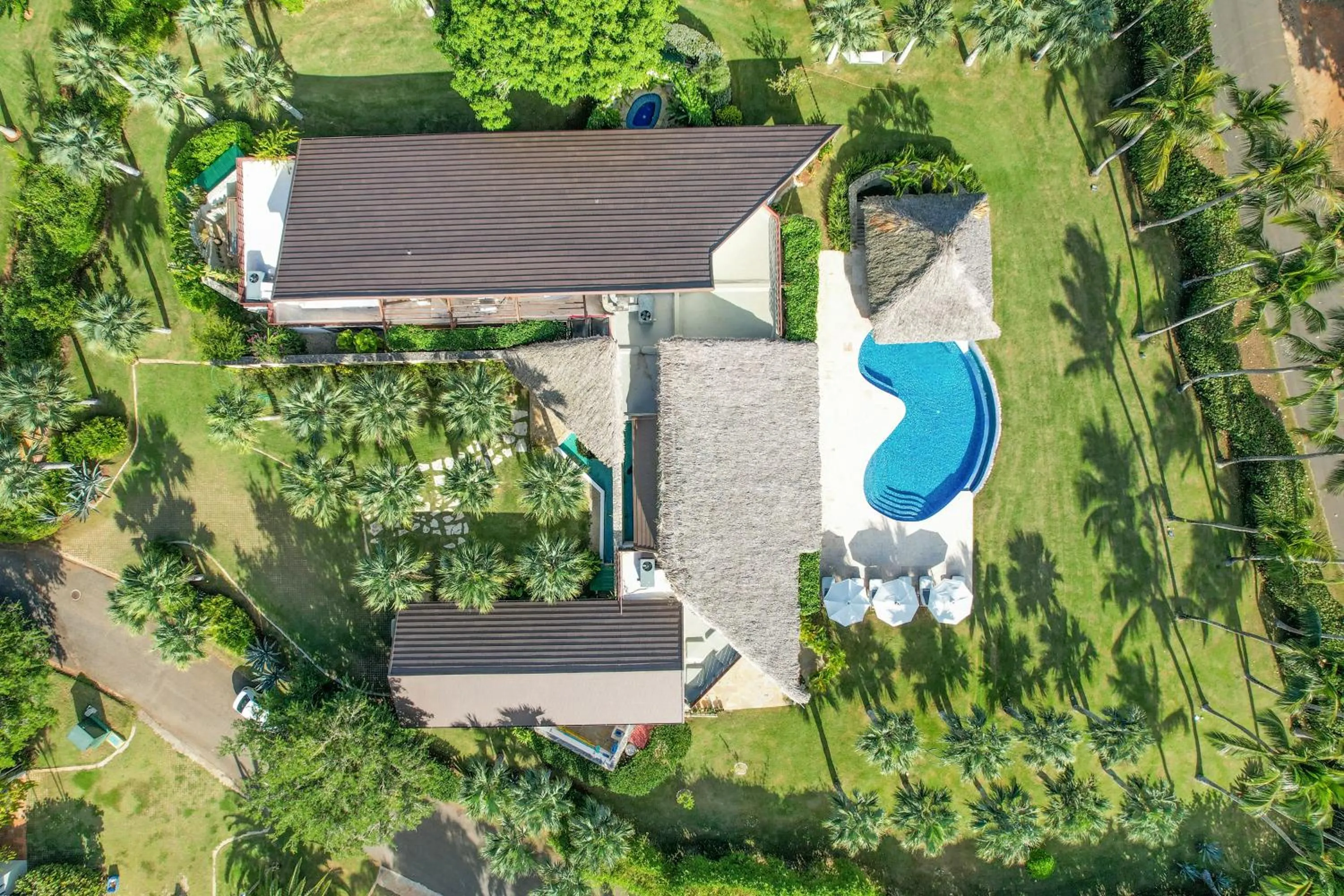 Property building in Unique Villa with Ocean and River Views - Staff & Golf Carts