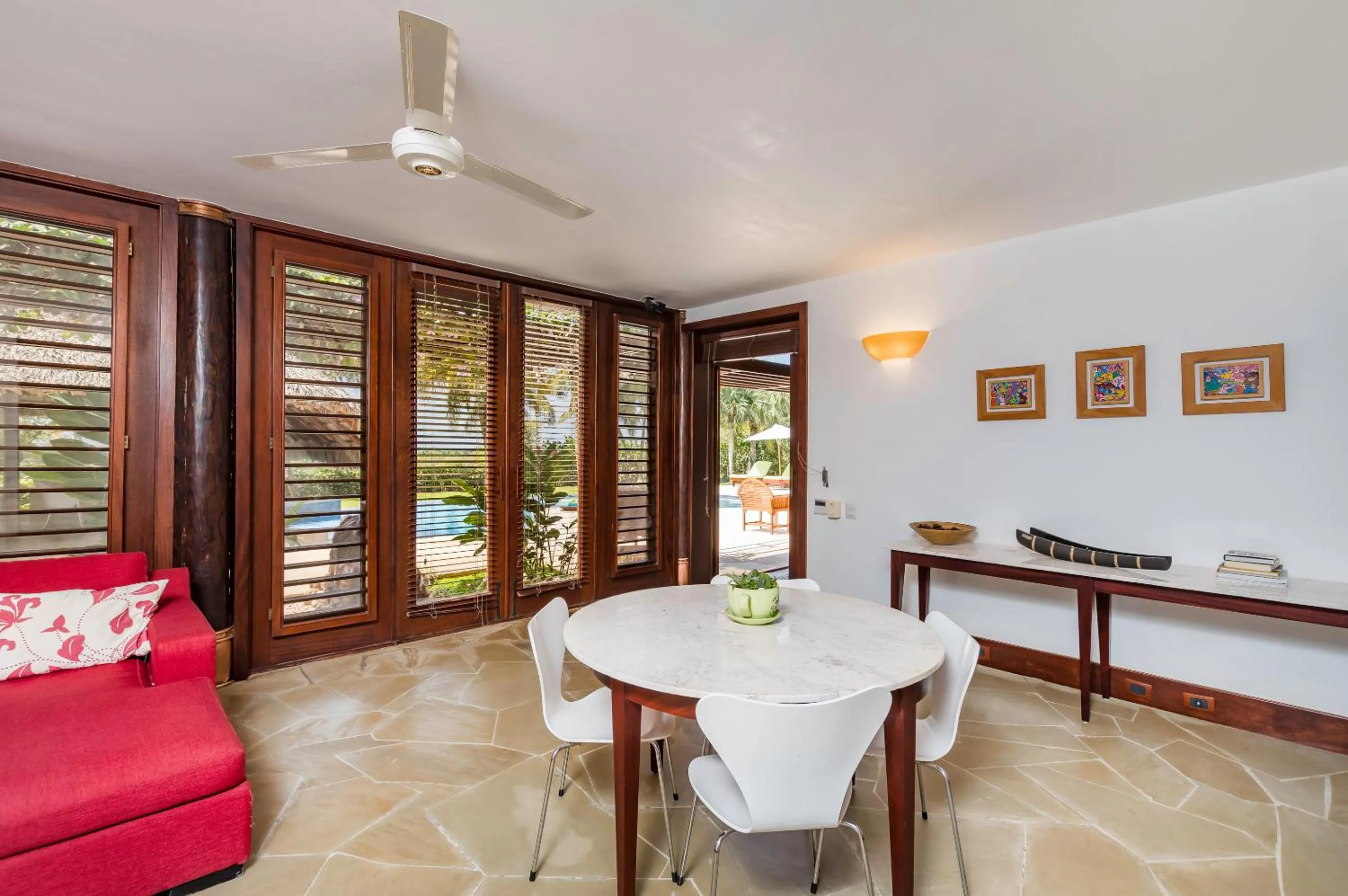 Coffee/tea facilities in Unique Villa with Ocean and River Views - Staff & Golf Carts