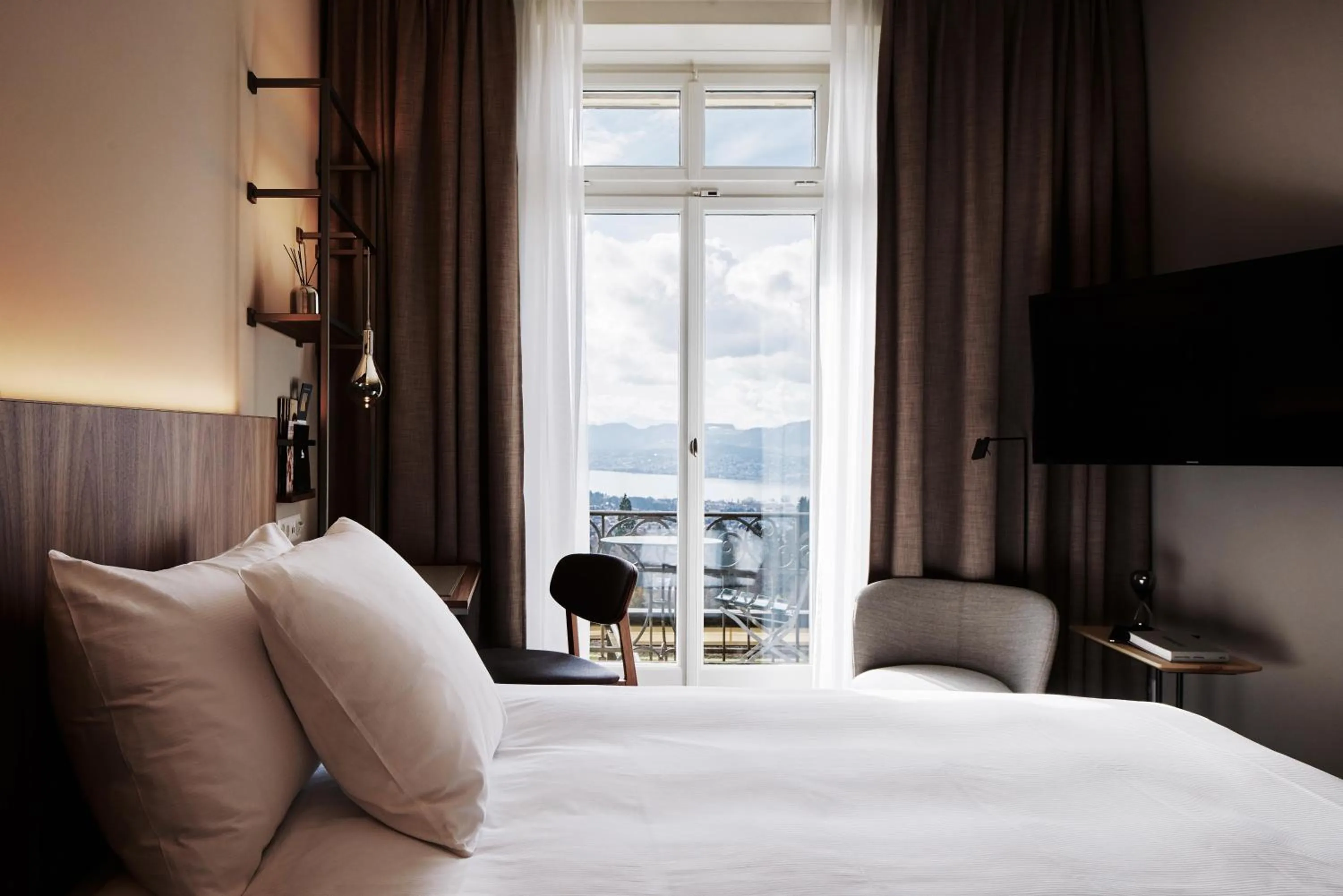 Photo of the whole room, Bed in Sorell Boutique-Hotel Zürichberg
