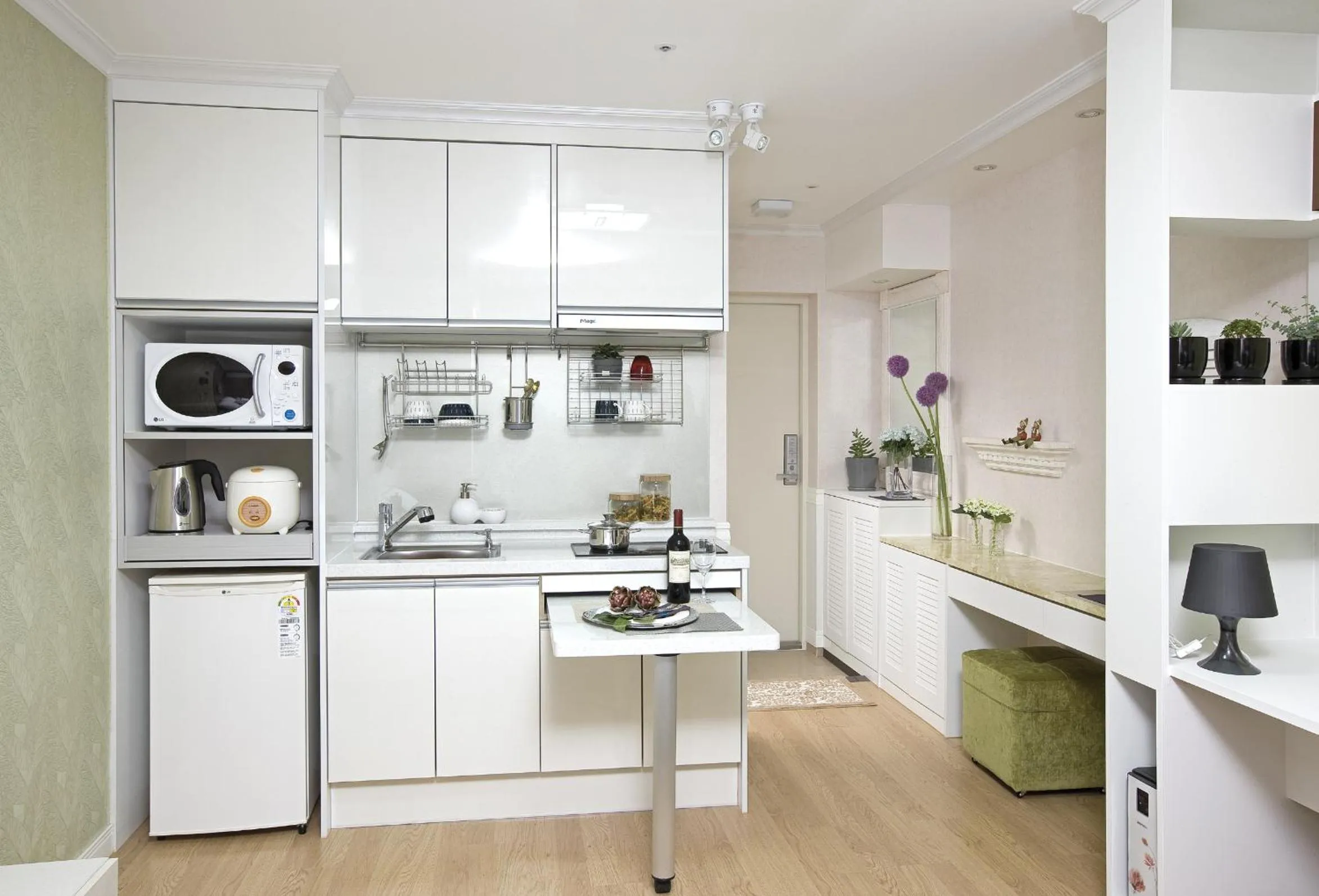 Kitchen or kitchenette in Good Morning Residence Hue
