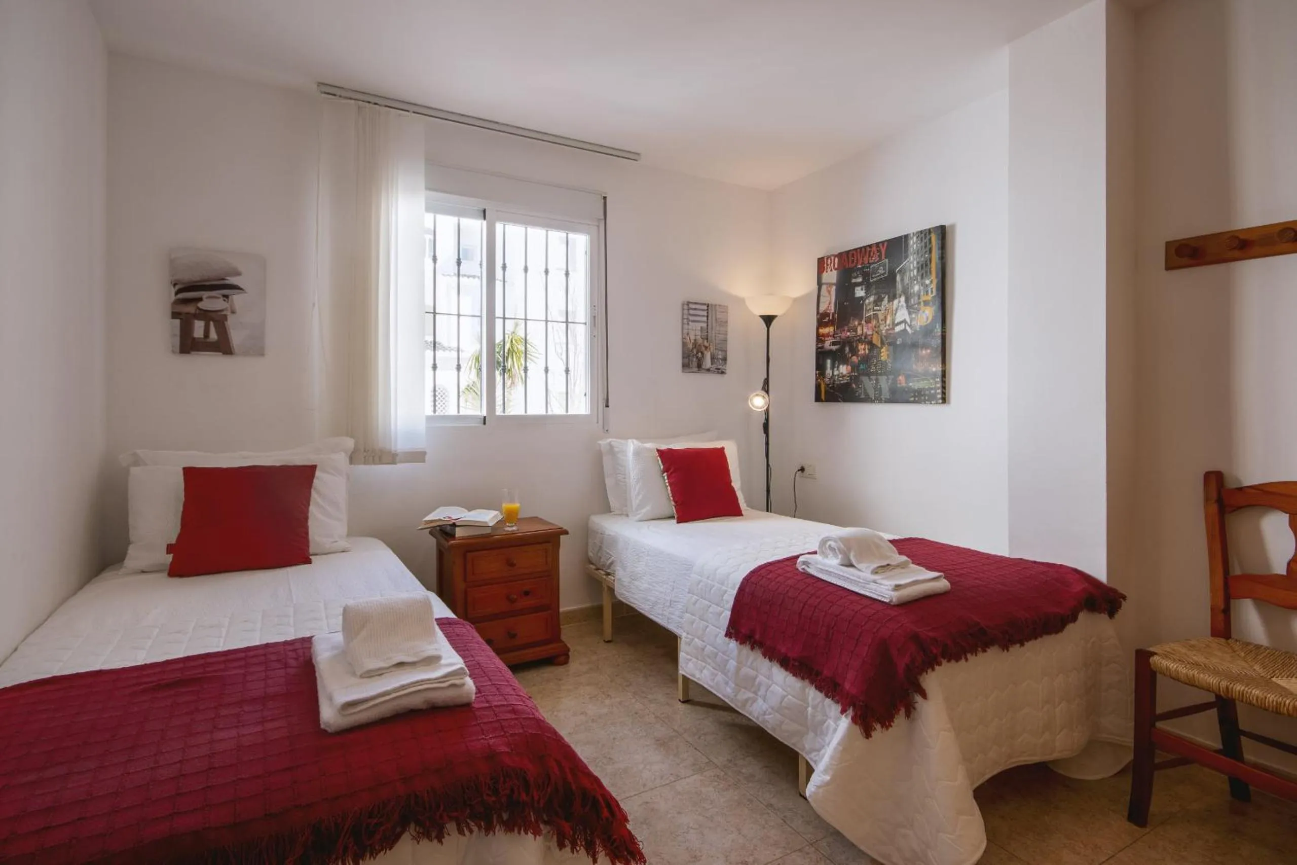 Bed in Ático Salonica