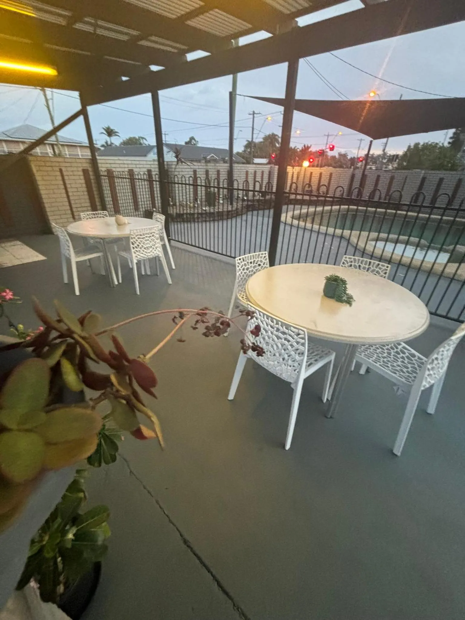 Patio in Mackay Motor Inn