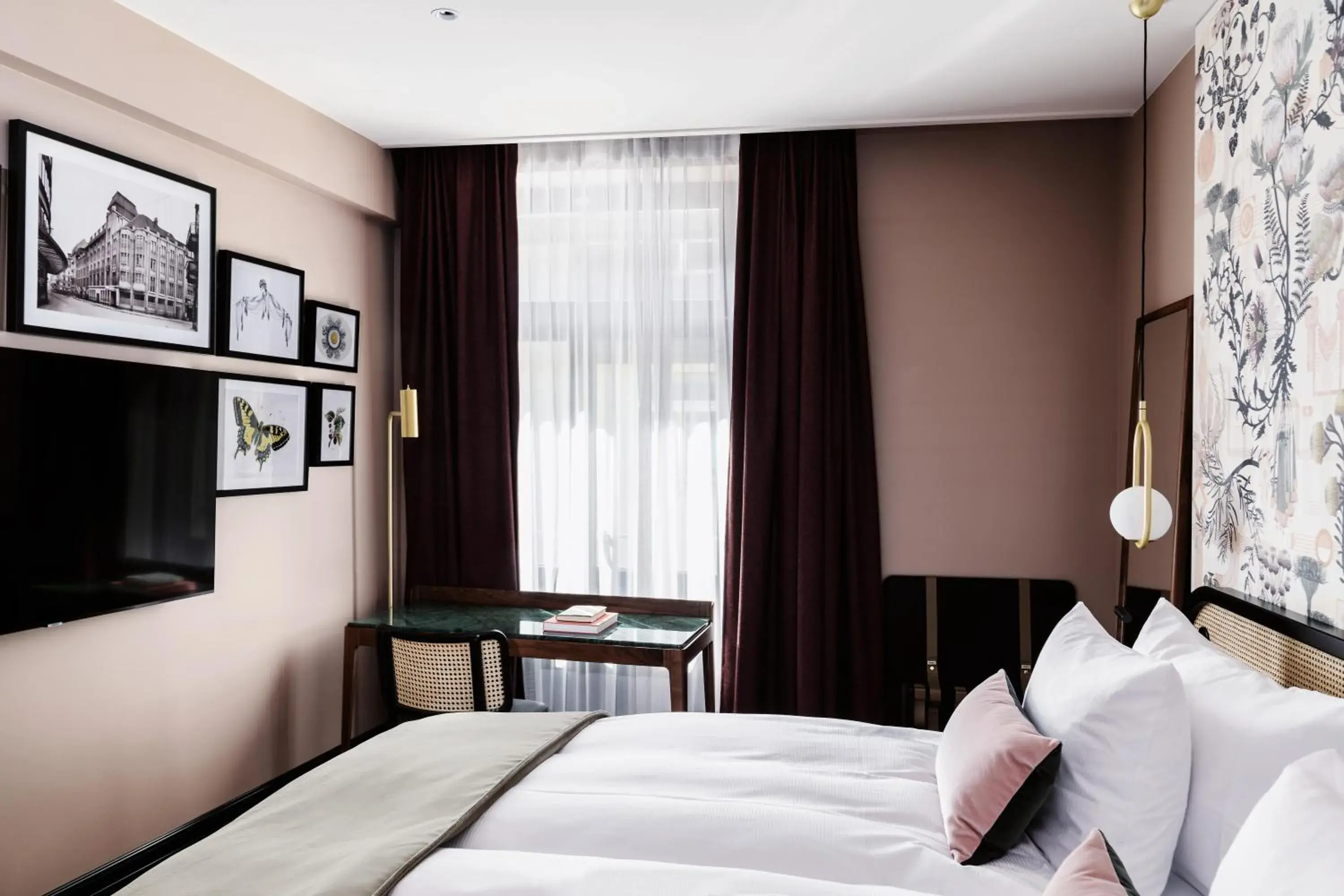 Bed in Sorell Boutique-Hotel Seidenhof Zürich Bed in Sorell Boutique-Hotel Seidenhof Zürich