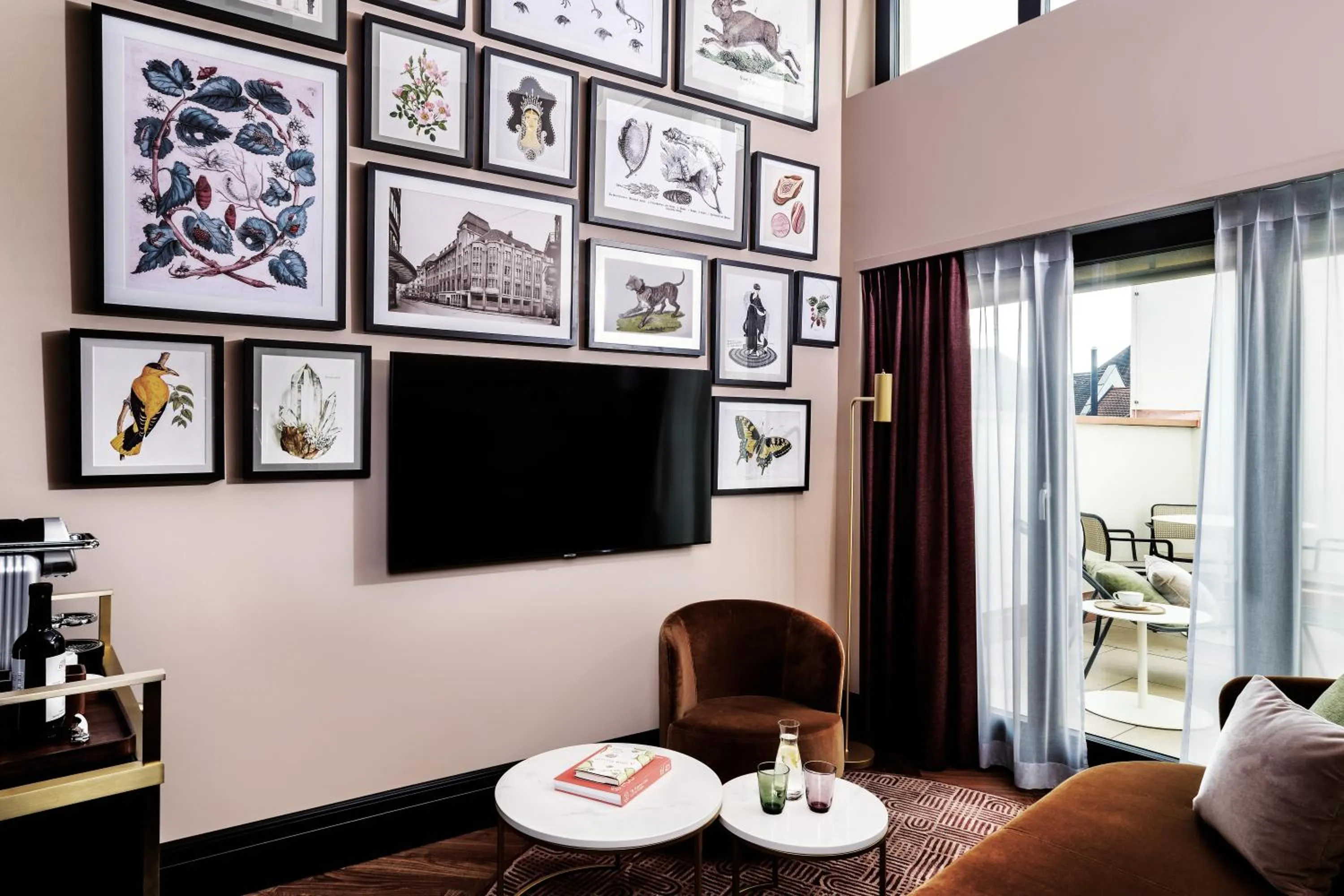 Balcony/Terrace in Sorell Boutique-Hotel Seidenhof Zürich