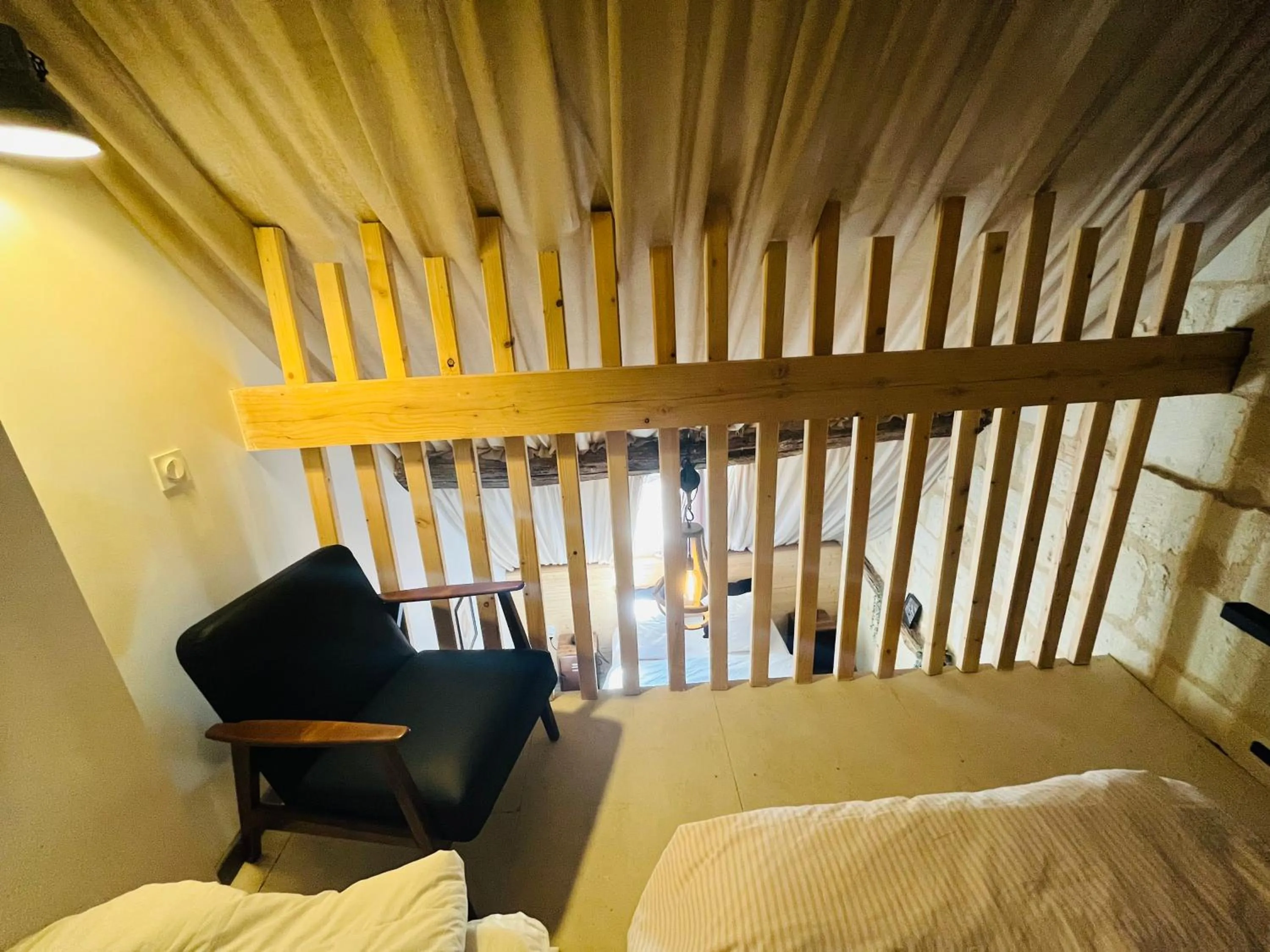 Bedroom, Bed in Chez mimie les hôtes