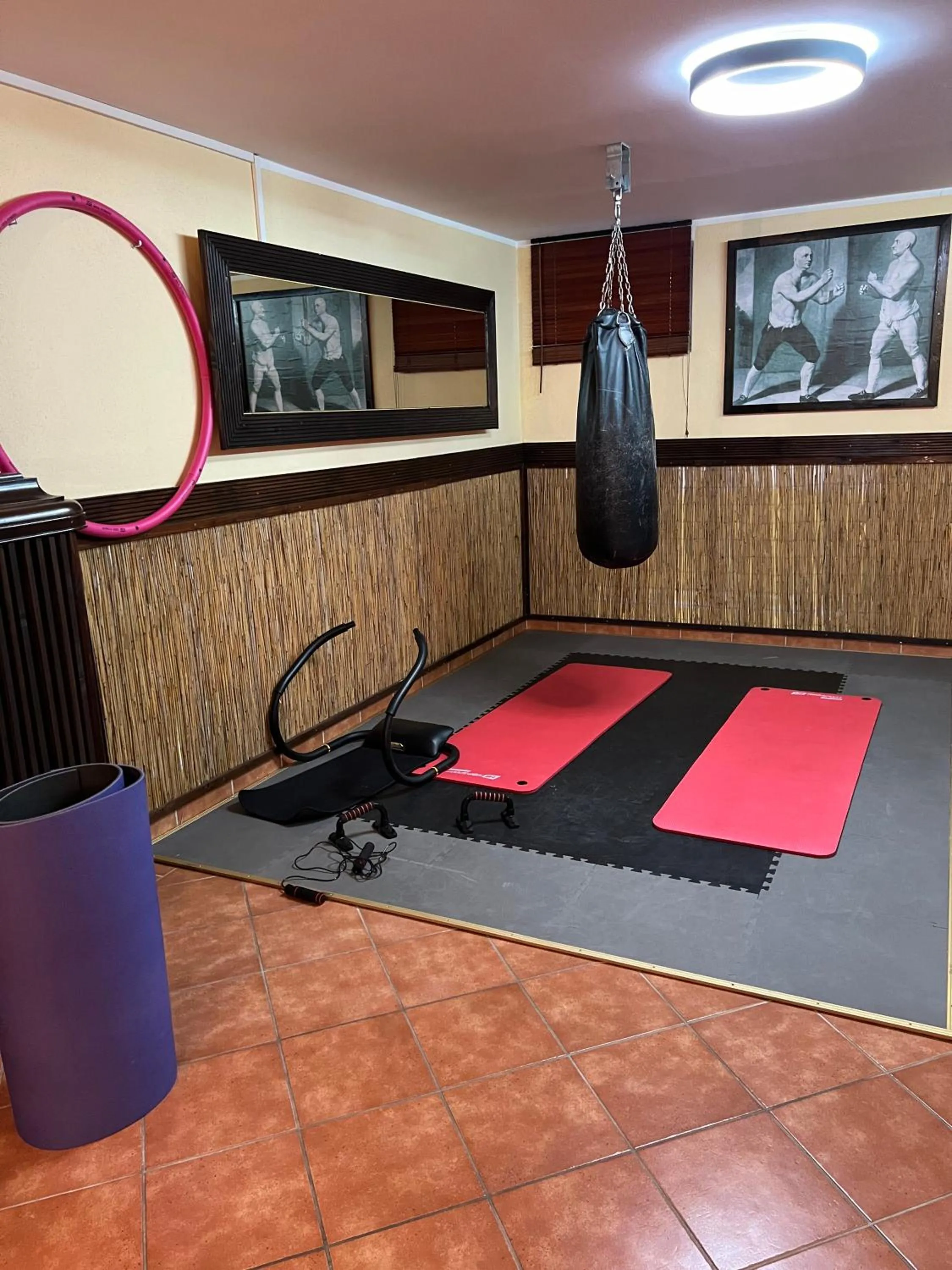 Fitness centre/facilities in Runas Hotel