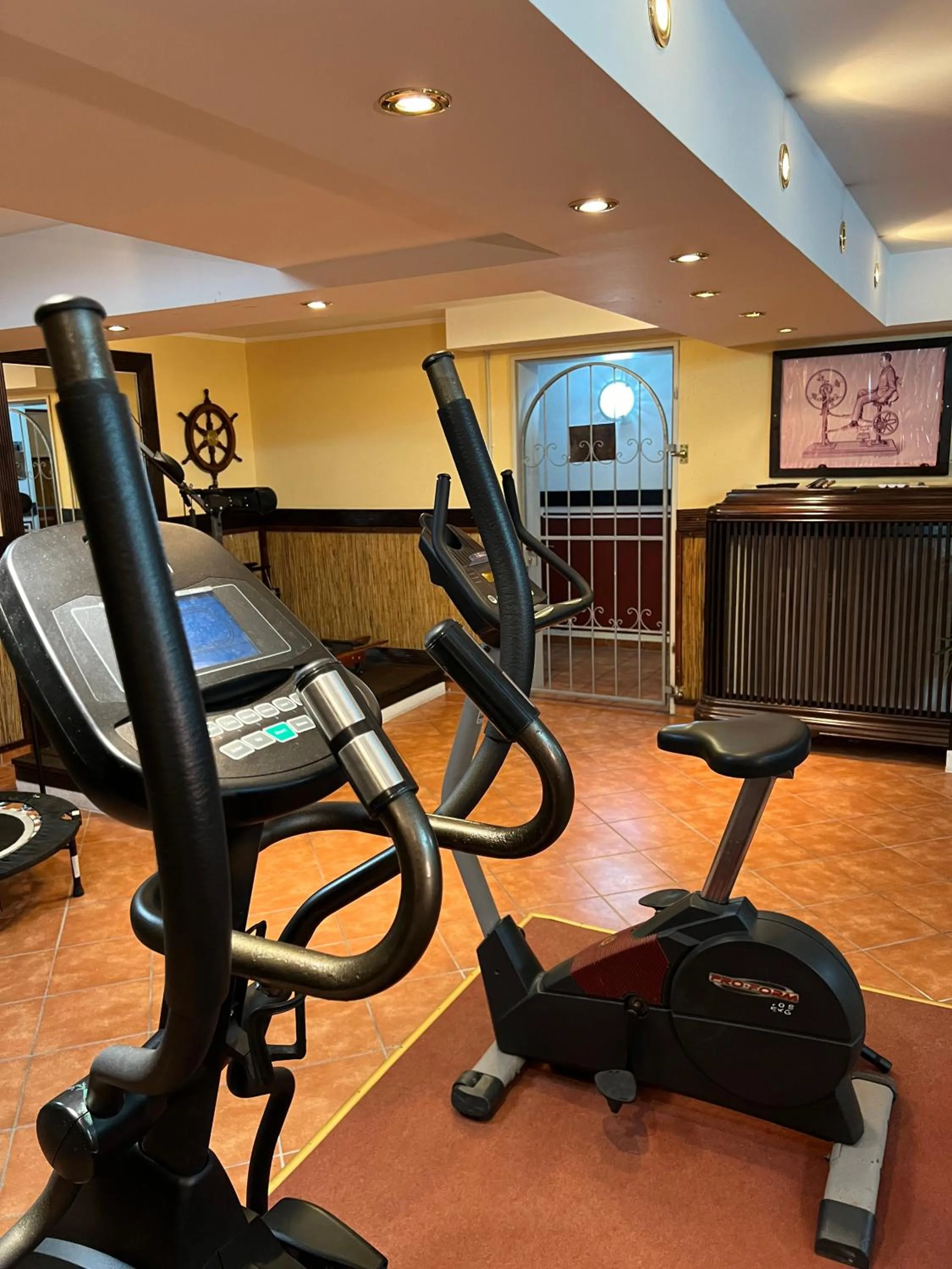 Fitness centre/facilities in Runas Hotel