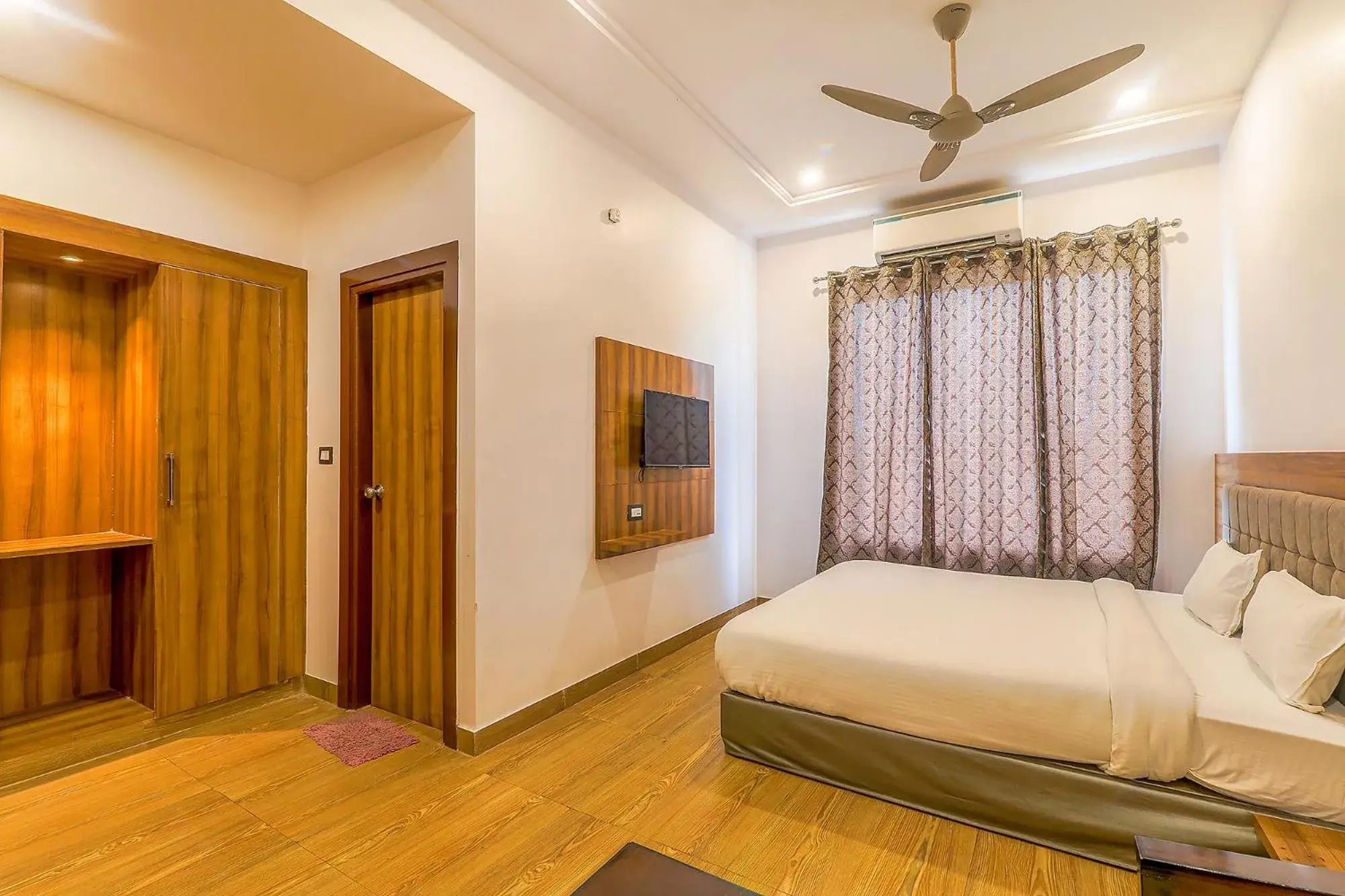 Bed in FabExpress Global Inn New Bed in FabExpress Global Inn New