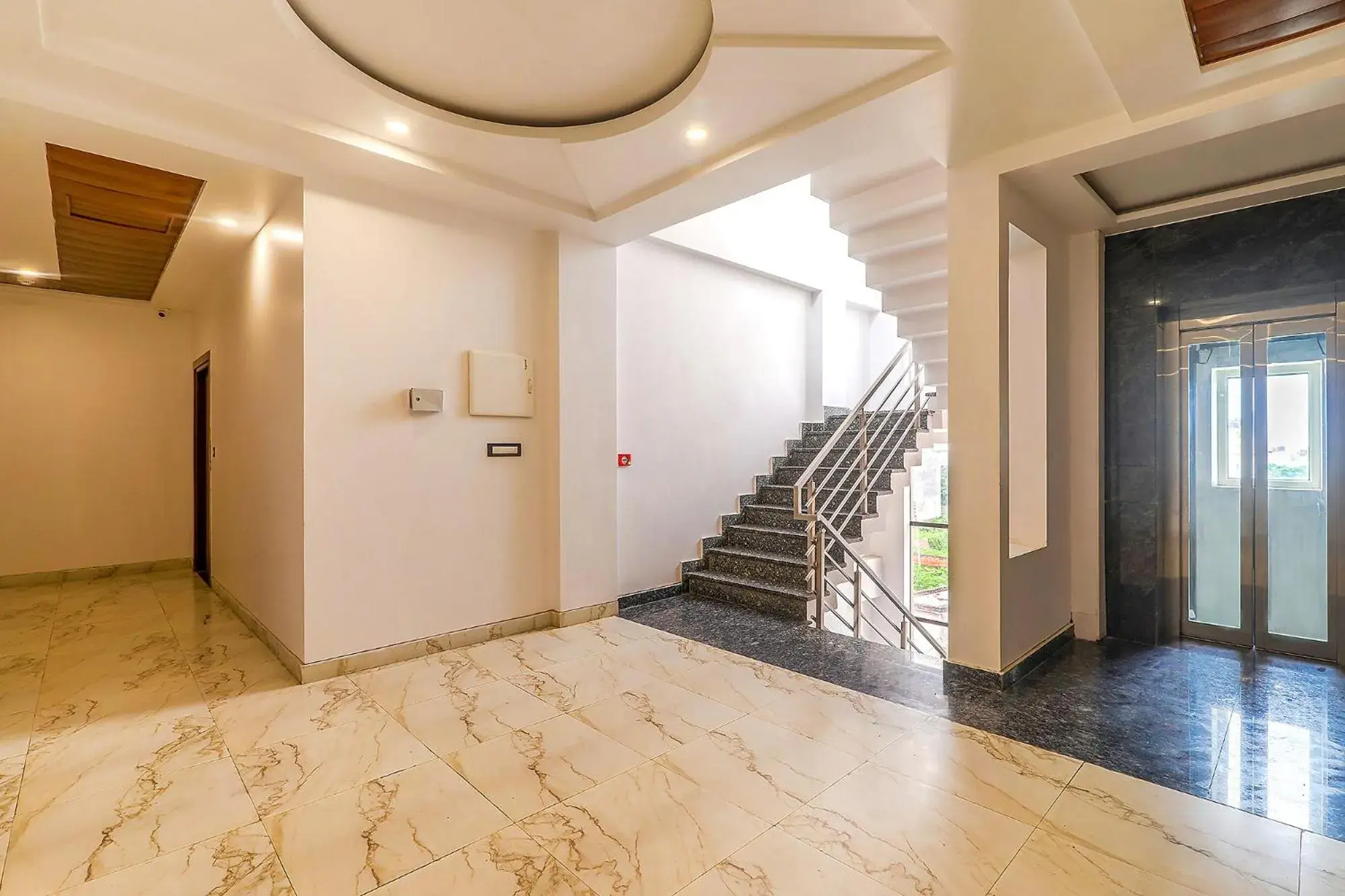 Lobby or reception in FabExpress Global Inn New Lobby or reception in FabExpress Global Inn New