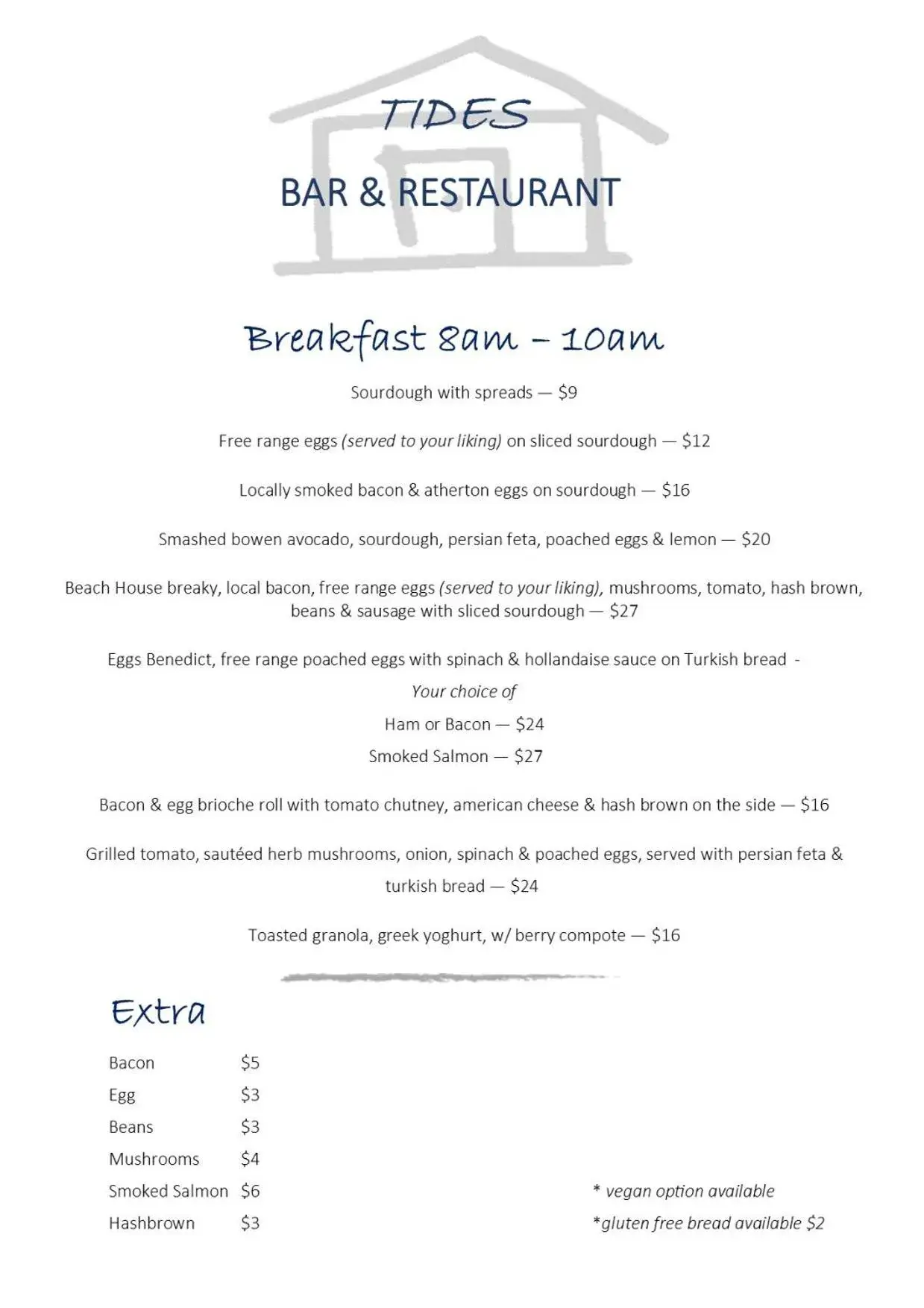 Breakfast in Cape Trib Beach House Breakfast in Cape Trib Beach House