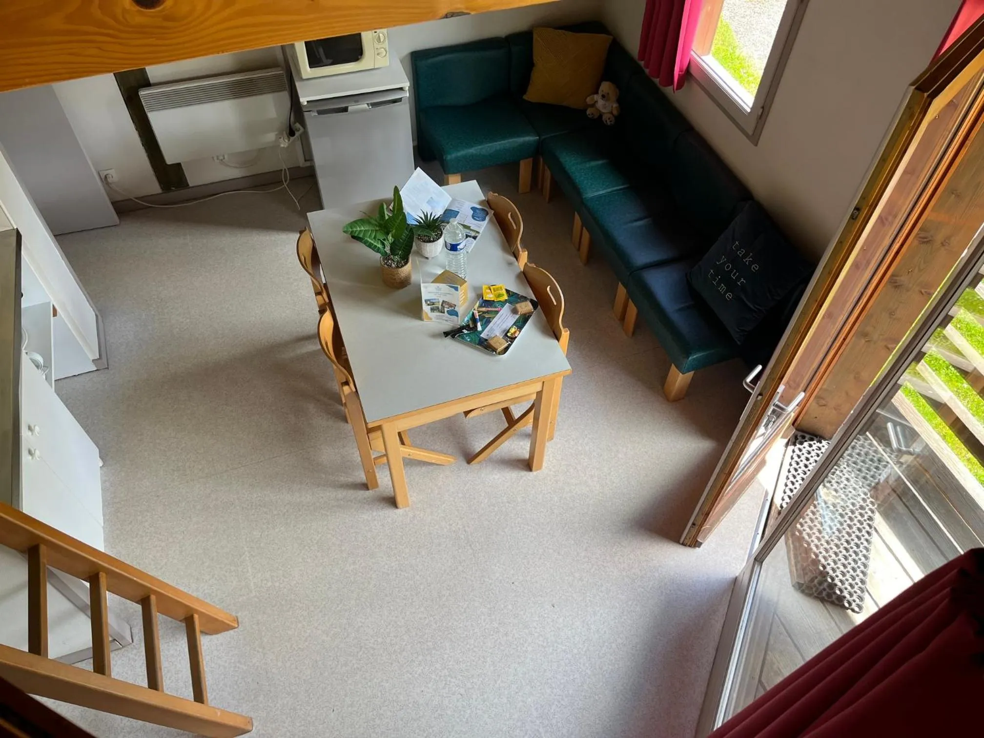 Living room in Camping de Matour