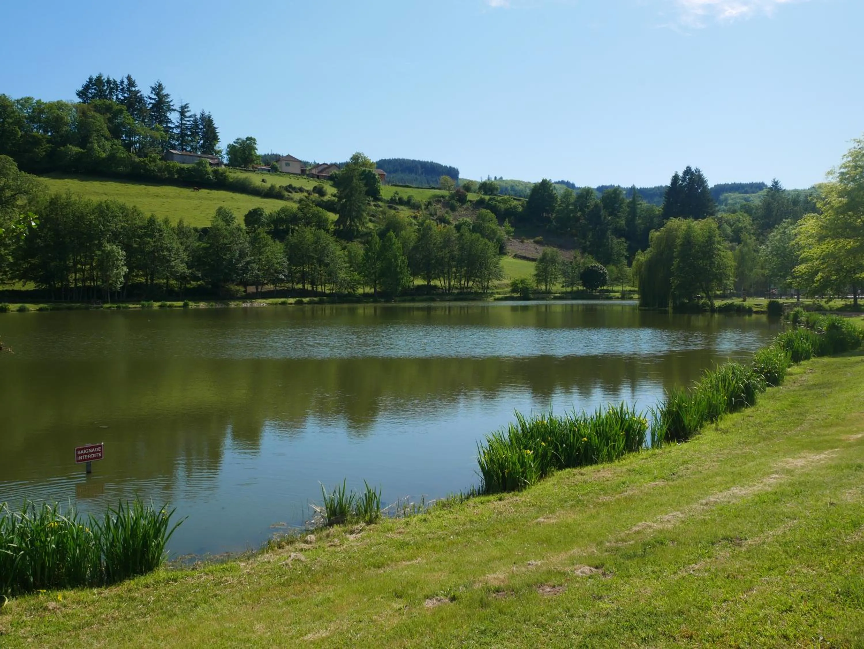 Natural landscape in Camping de Matour