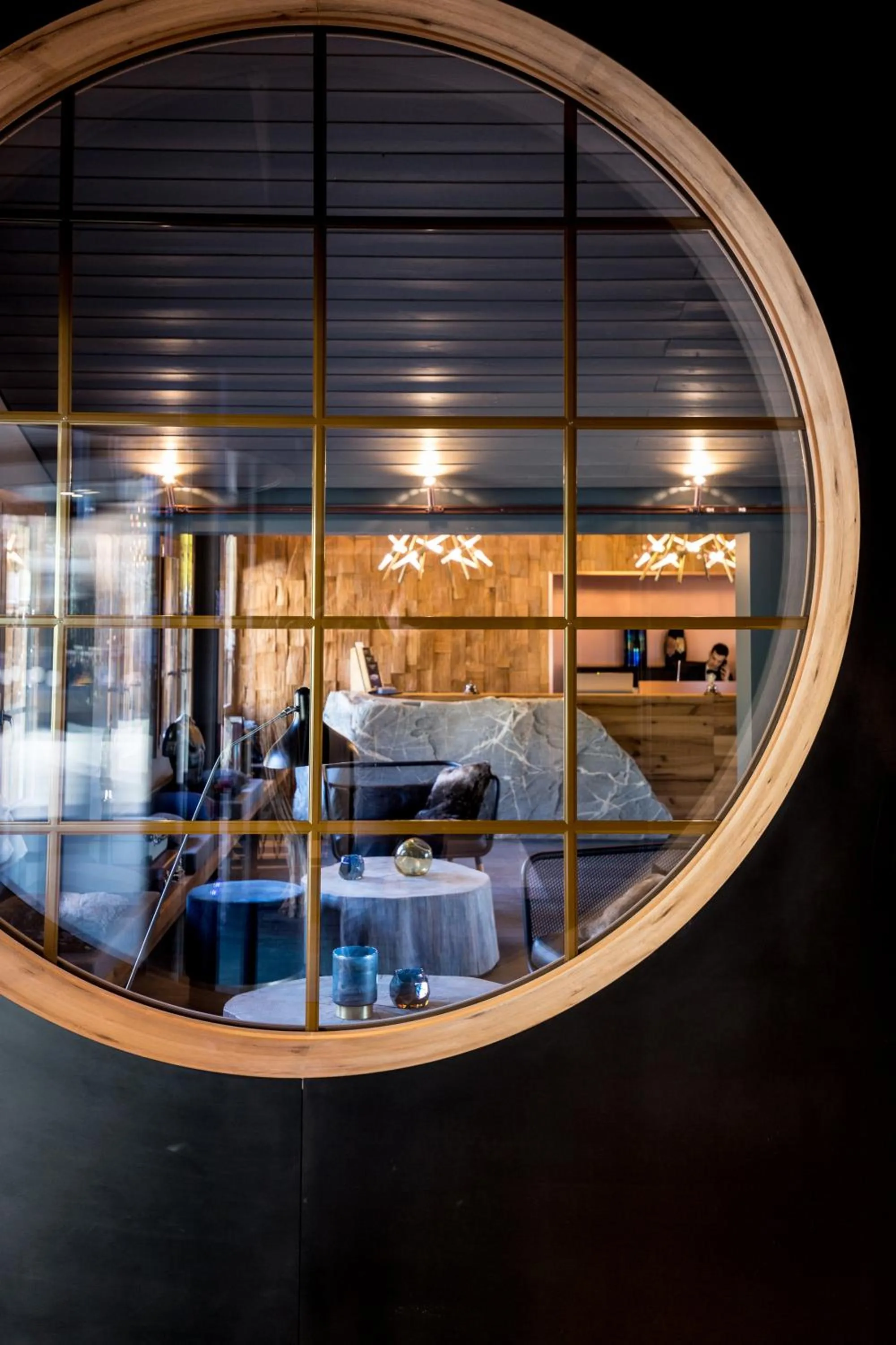 Lobby or reception in HUUS Gstaad