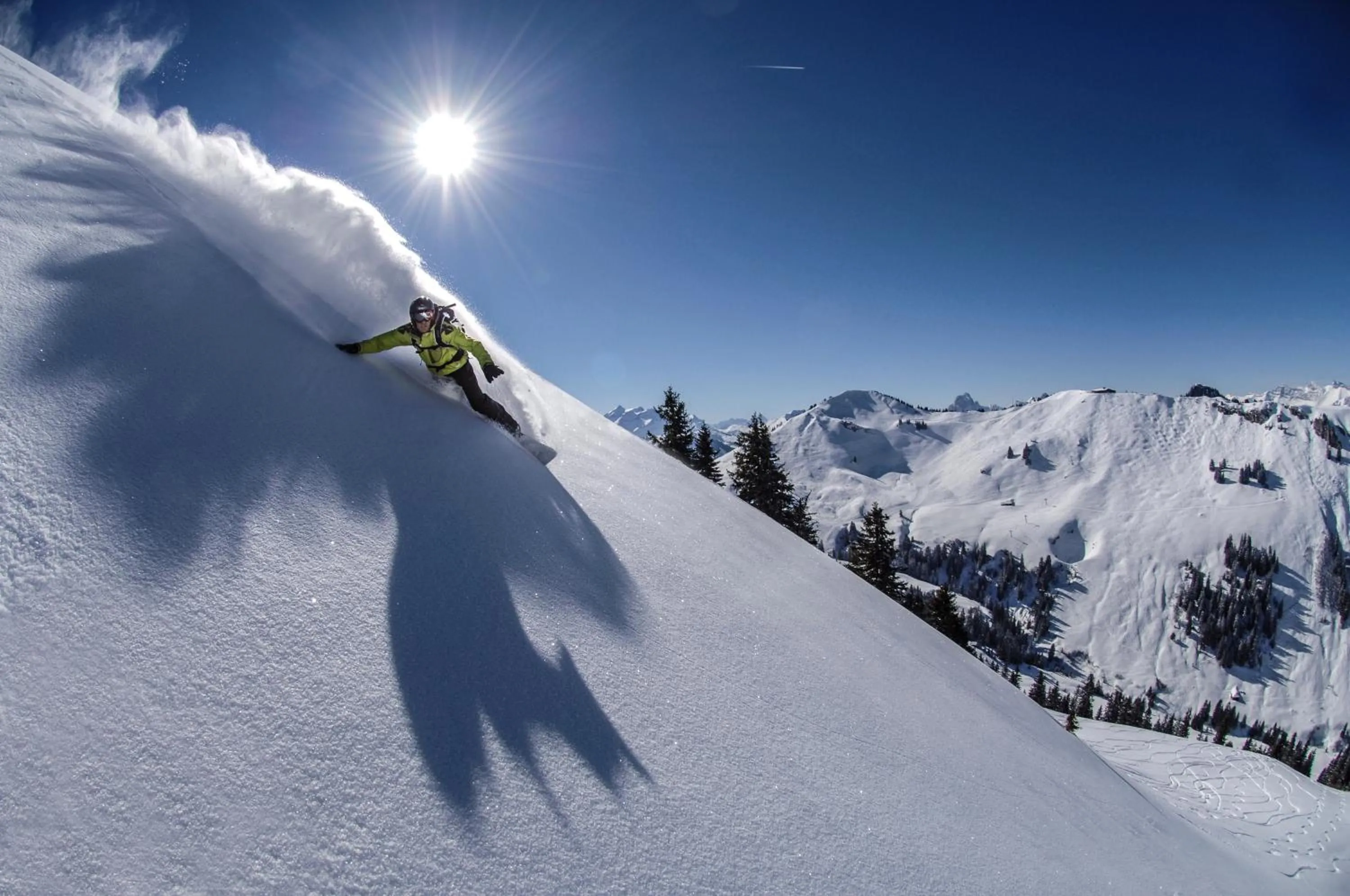 Skiing in HUUS Gstaad