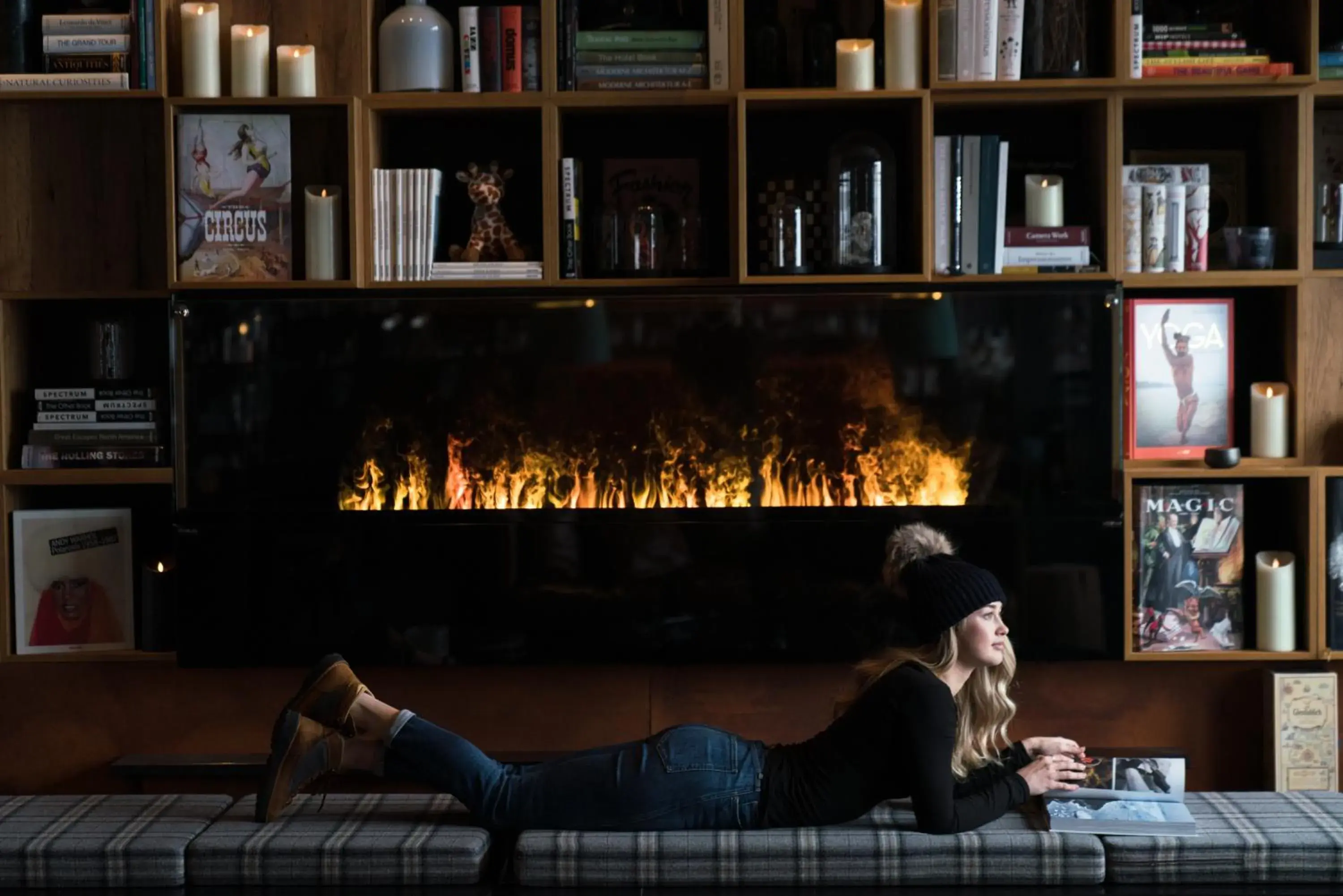 Lobby or reception in HUUS Gstaad Lobby or reception in HUUS Gstaad