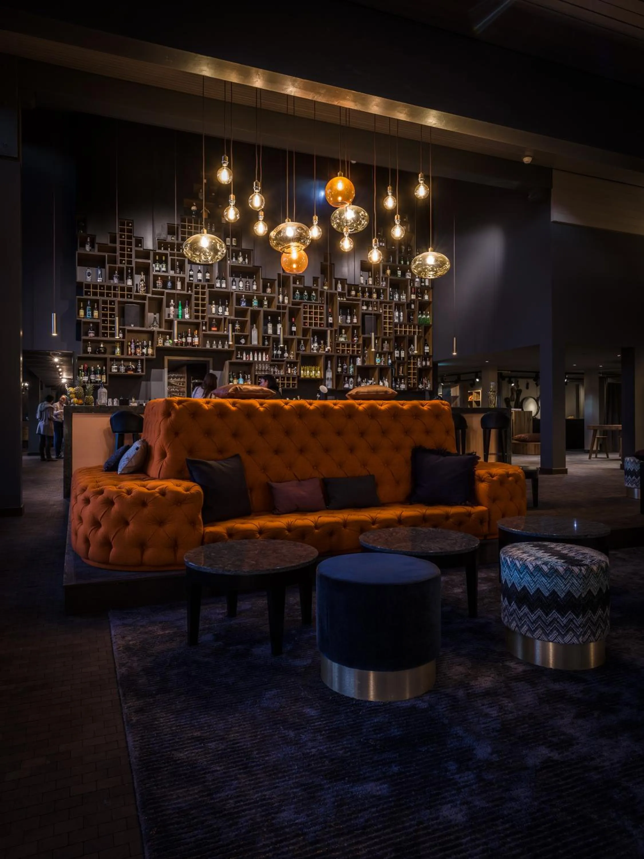 Lounge or bar in HUUS Gstaad