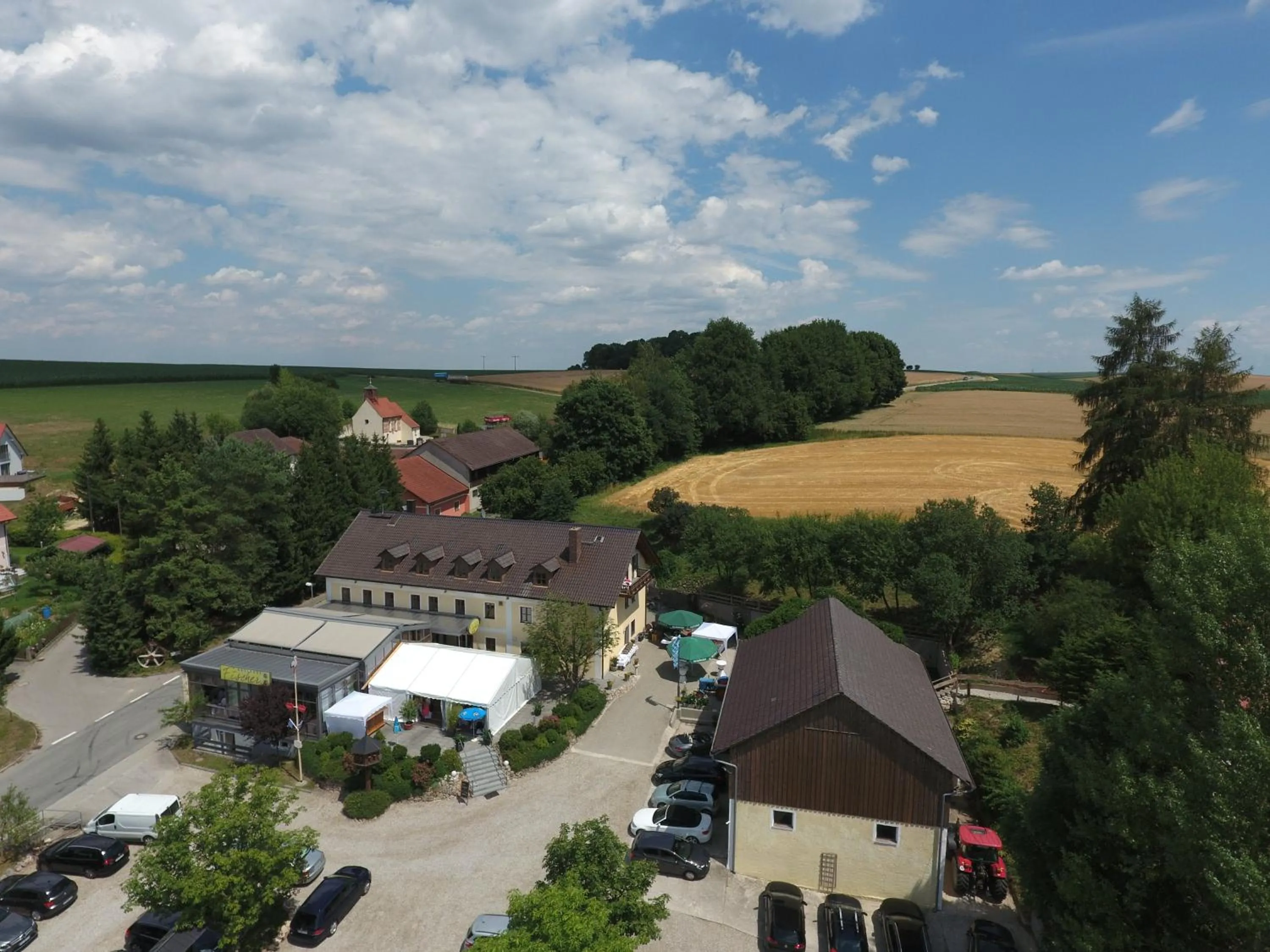 Bird's eye view in Fischerhof