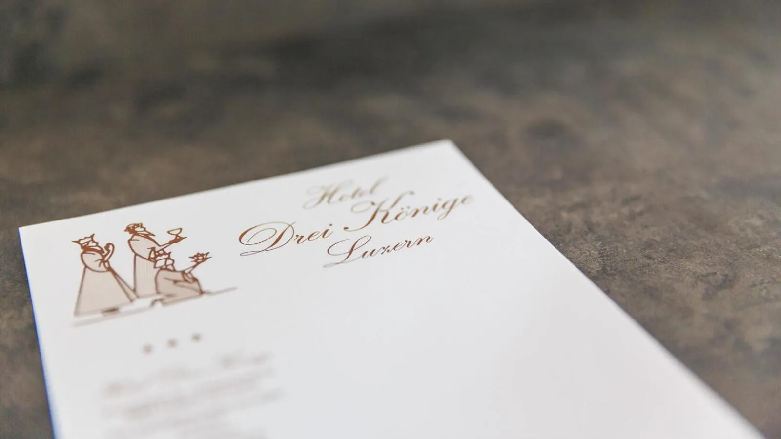 Decorative detail in Hotel Drei Könige Luzern